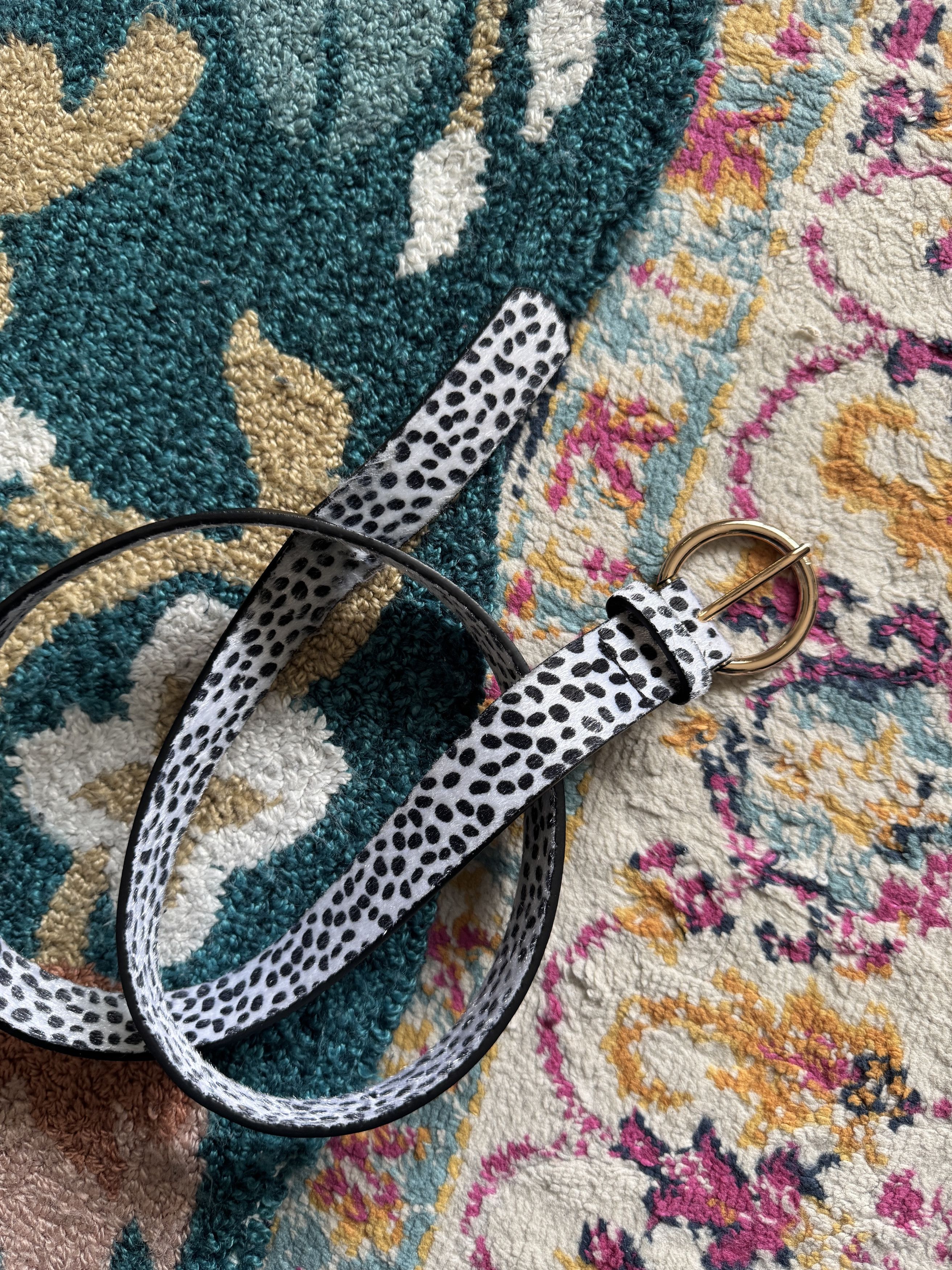 Other Vintage Y2K Animal Print Belt - Fur Cow Leopard Size ONE SIZE - 1 Thumbnail
