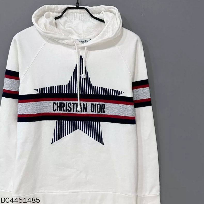 Dior Dior Embroidered Star Logo Hoodie-2506 Size US L / EU 52-54 / 3 - 2 Thumbnail