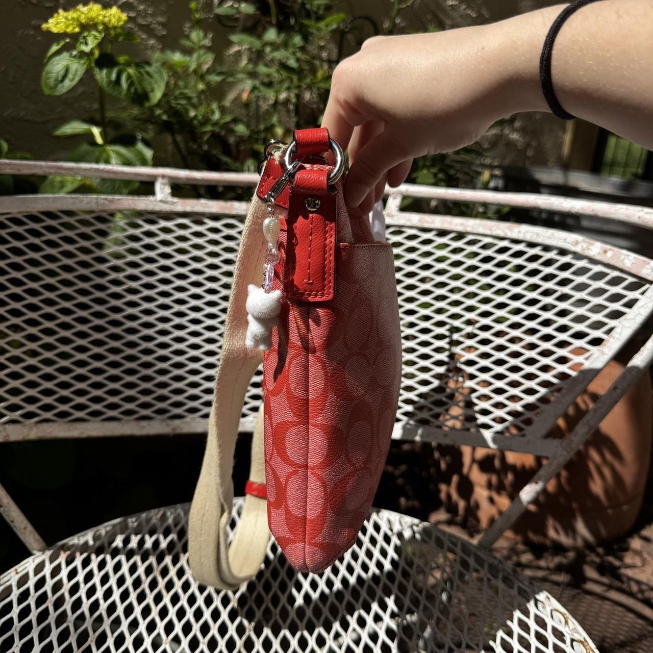 Coach Red Coach Monogramed Crossbody Size ONE SIZE - 5 Thumbnail