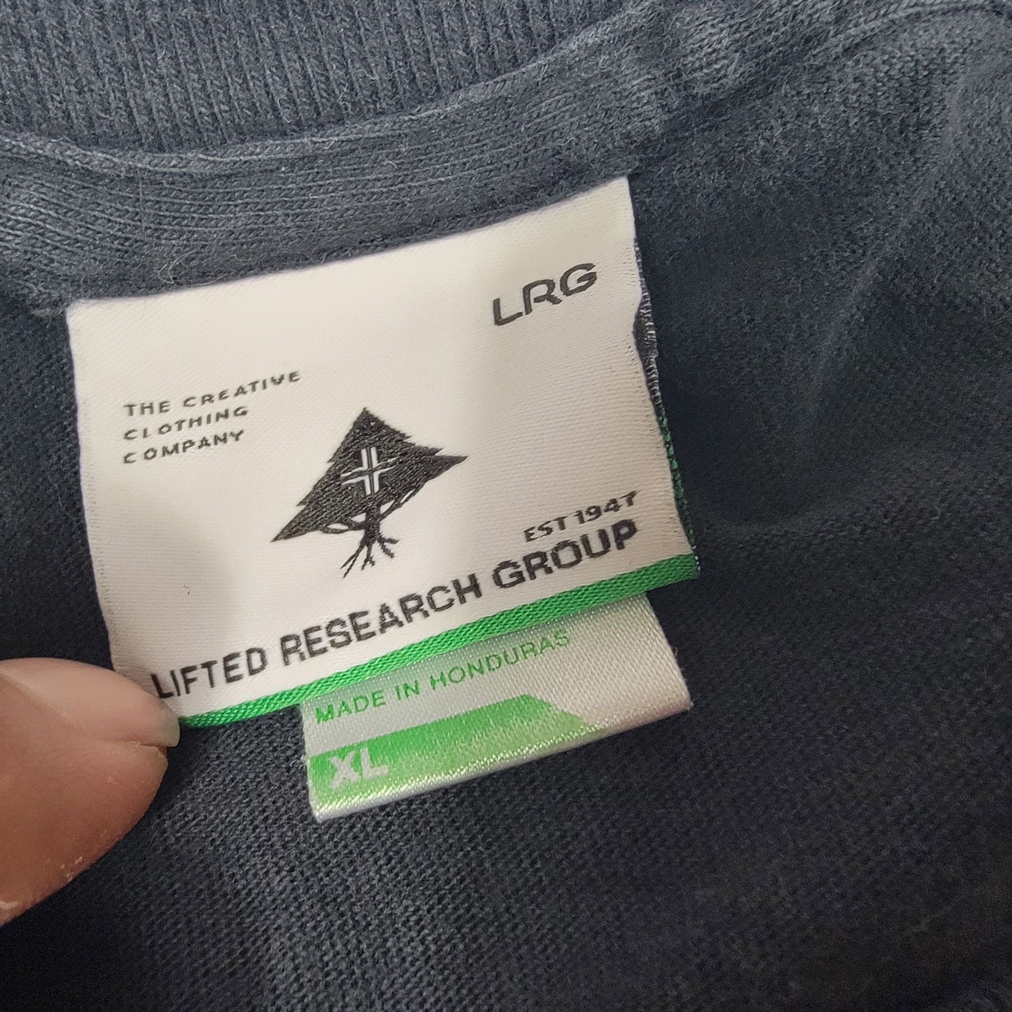 LRG LRG Mens XL Black Graphic Shirt Lifted Research Group Outdoo Size US XL / EU 56 / 4 - 5 Thumbnail