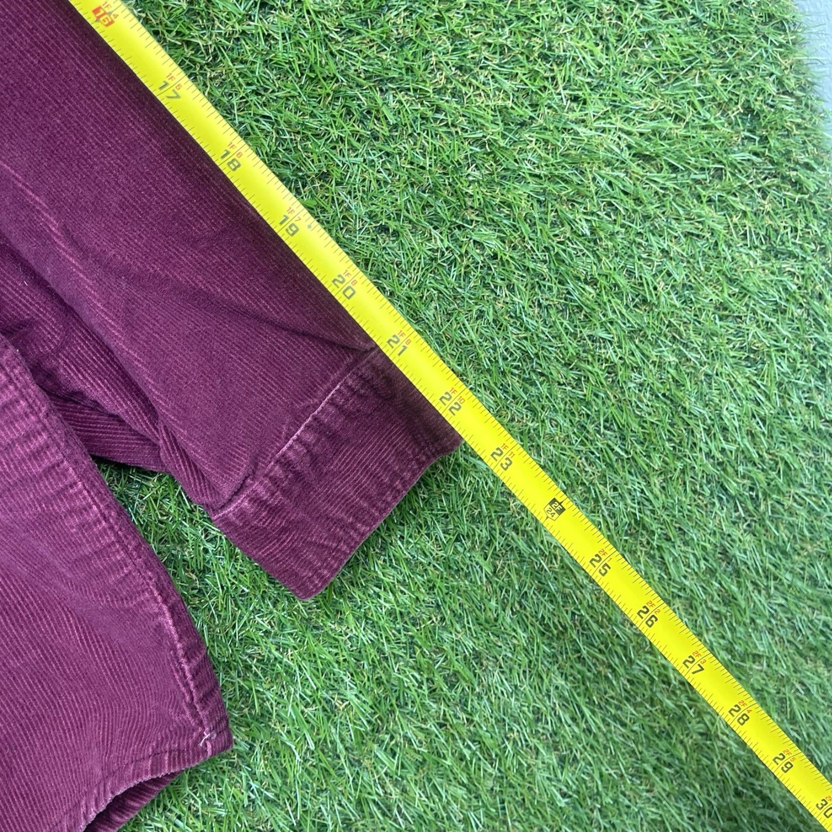 Vintage VINTAGE Betty Boop Shirt Womens 14/16 Burgundy Corduroy Button Down Long Sleeve Size XL / US 12-14 / IT 48-50 - 5 Thumbnail