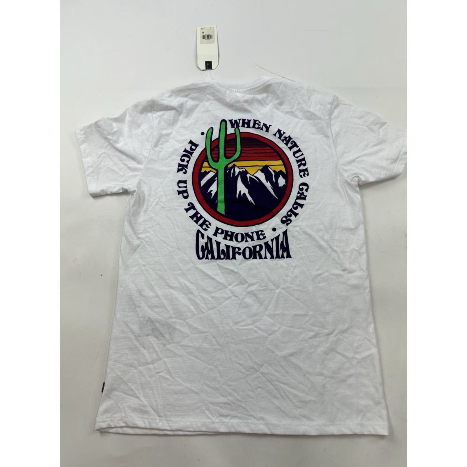 Levi's VINTAGE Levi’s Shirt Men S White California T-Shirt Crew Neck Short Sleeve Logo All Seasons Spring Summer 90s (California) Mens Size US S / EU 44-46 / 1 - 6 Thumbnail
