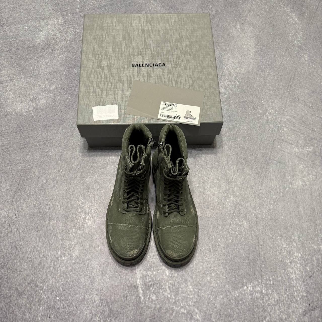 Balenciaga Balenciaga Combat Strike Boot “Worn-Out Khaki” Size US 7 / EU 40 - 7 Thumbnail