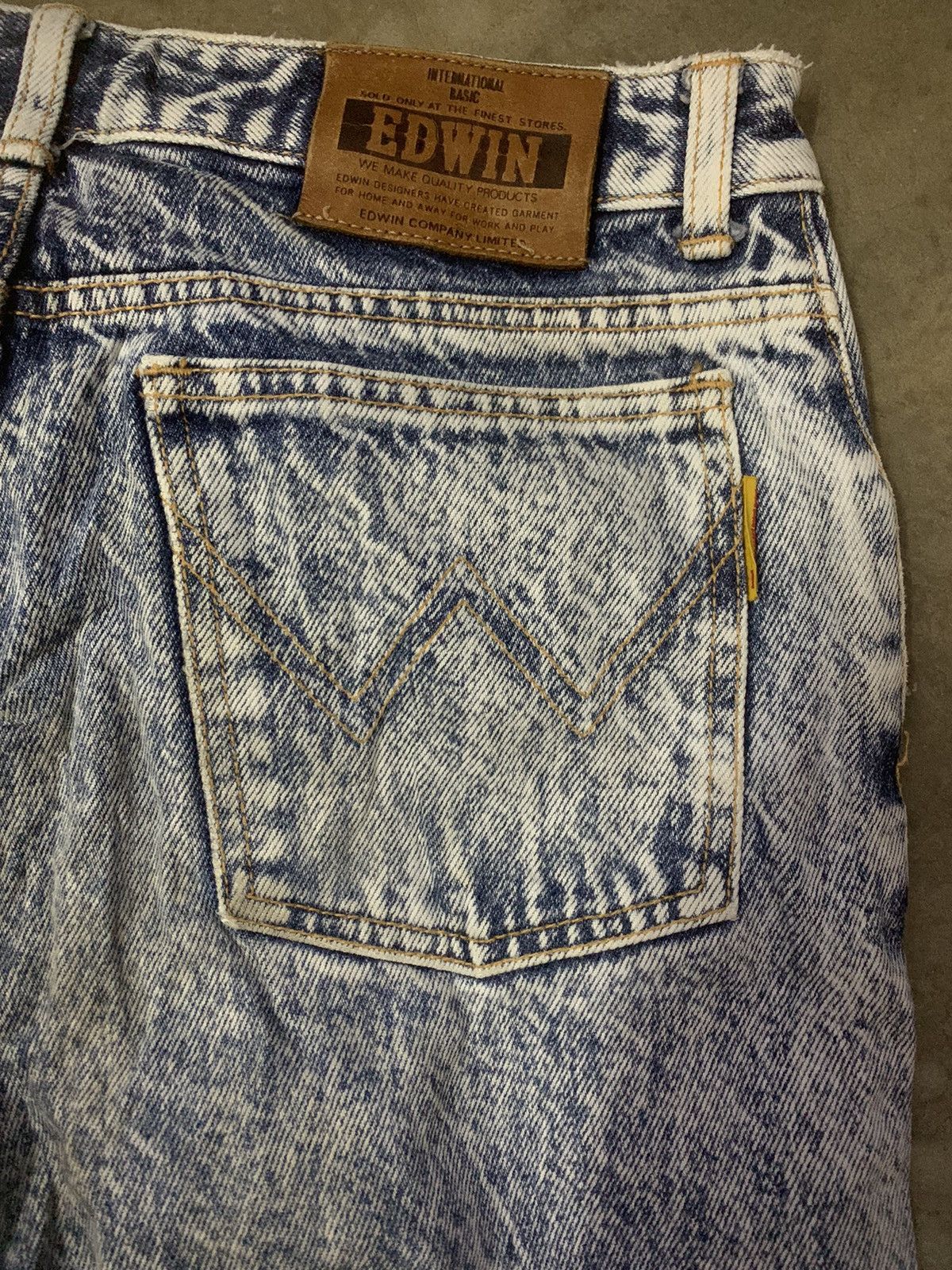 Edwin Edwin Acid Wash Flare Denim Jeans Size US 31 - 9 Thumbnail