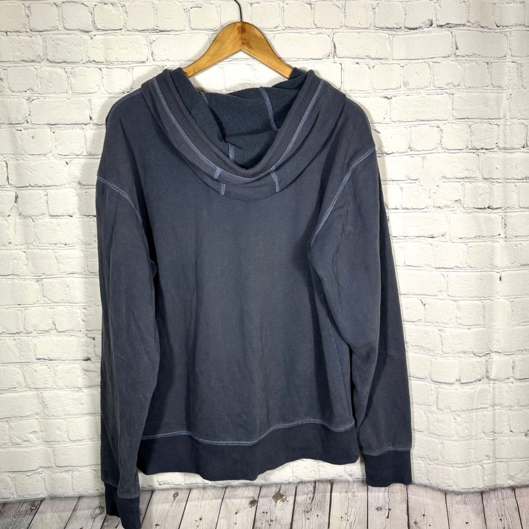 Life is Good Life is Good Mens Full Zip Hoodie Blue Fleece Sweatshirt Embroidered Logo Size M Size US M / EU 48-50 / 2 - 5 Thumbnail