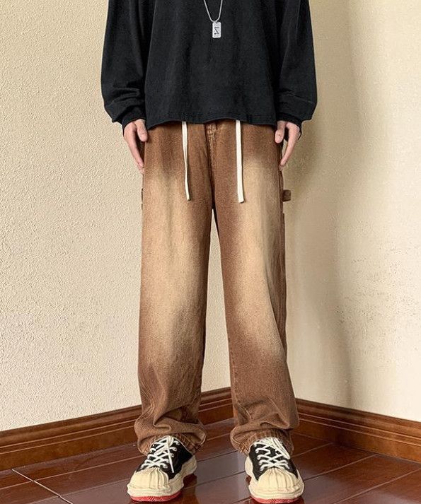 Vintage Men's American Vintage Loose-Fit Brown Jeans Size US 32 / EU 48 - 1 Thumbnail