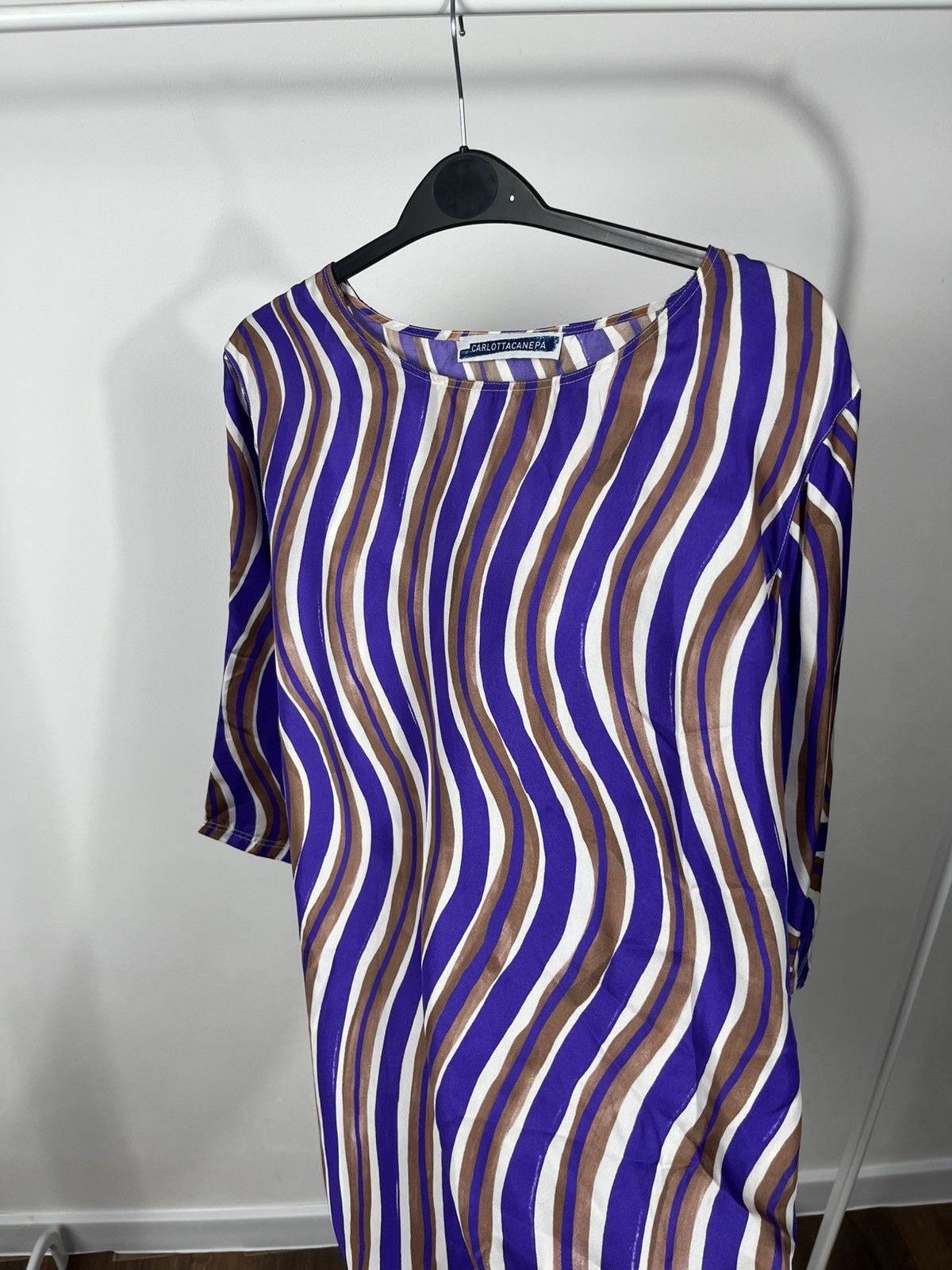 Other Carlotta Canepa 100 percent silk striped blouse Italy Size S / US 4 / IT 40 - 8 Thumbnail