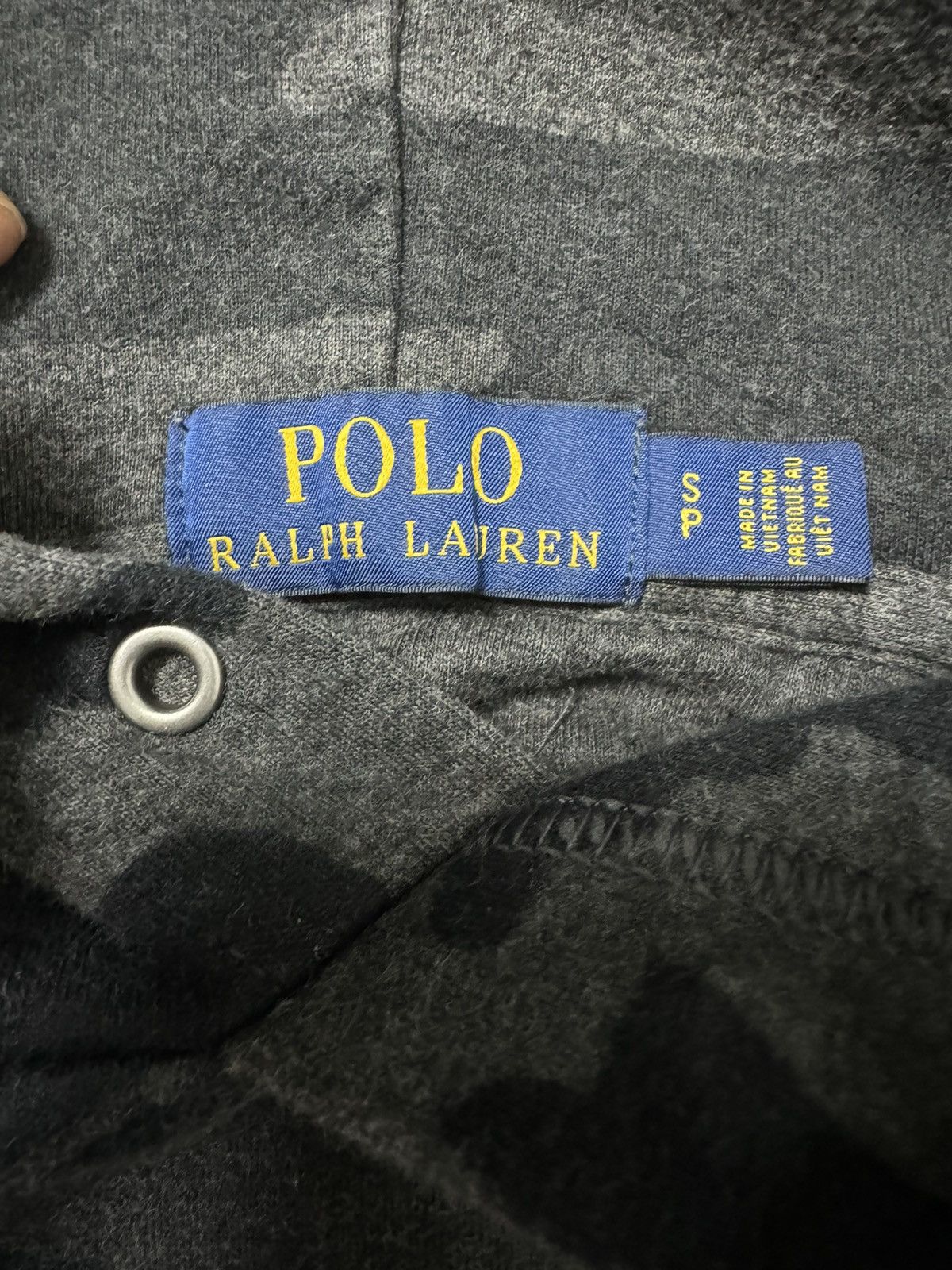 Polo Ralph Lauren Polo Ralph Lauren Charcoal Como Hoodie Size US S / EU 44-46 / 1 - 4 Thumbnail