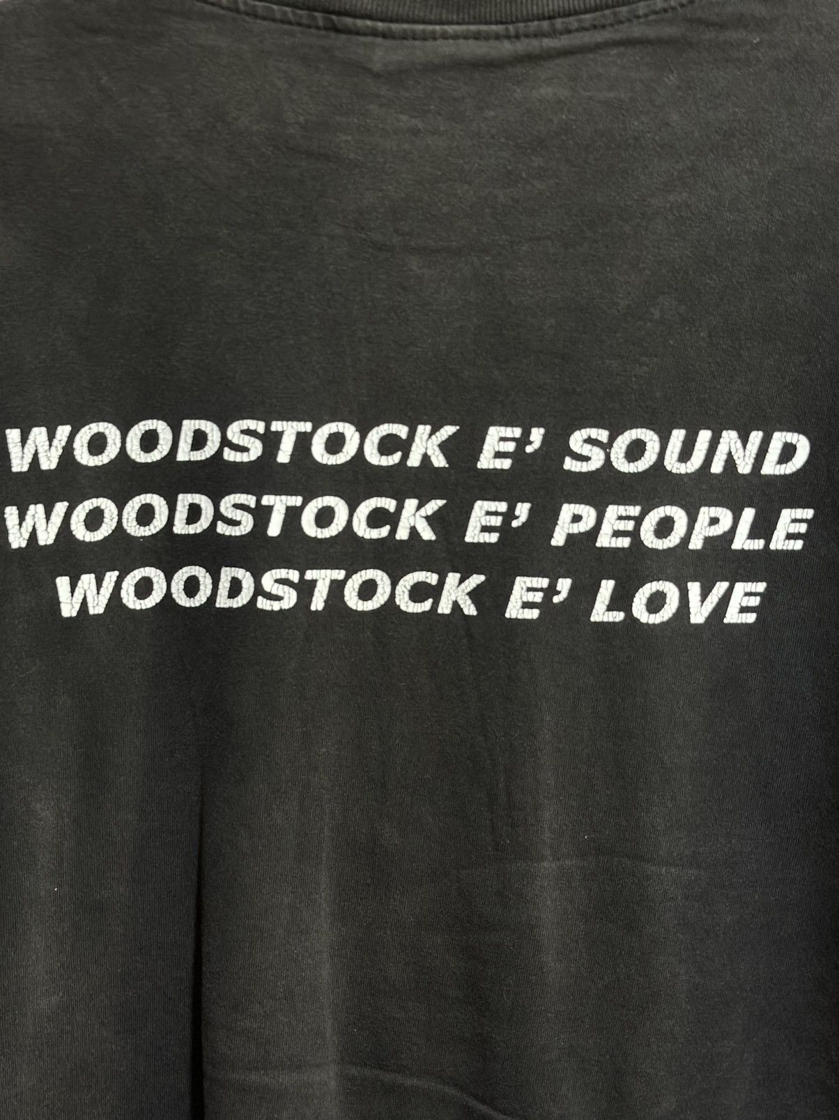 Band Tees Vintage Woodstock Faded Tee Size US XXL / EU 58 / 5 - 7 Thumbnail
