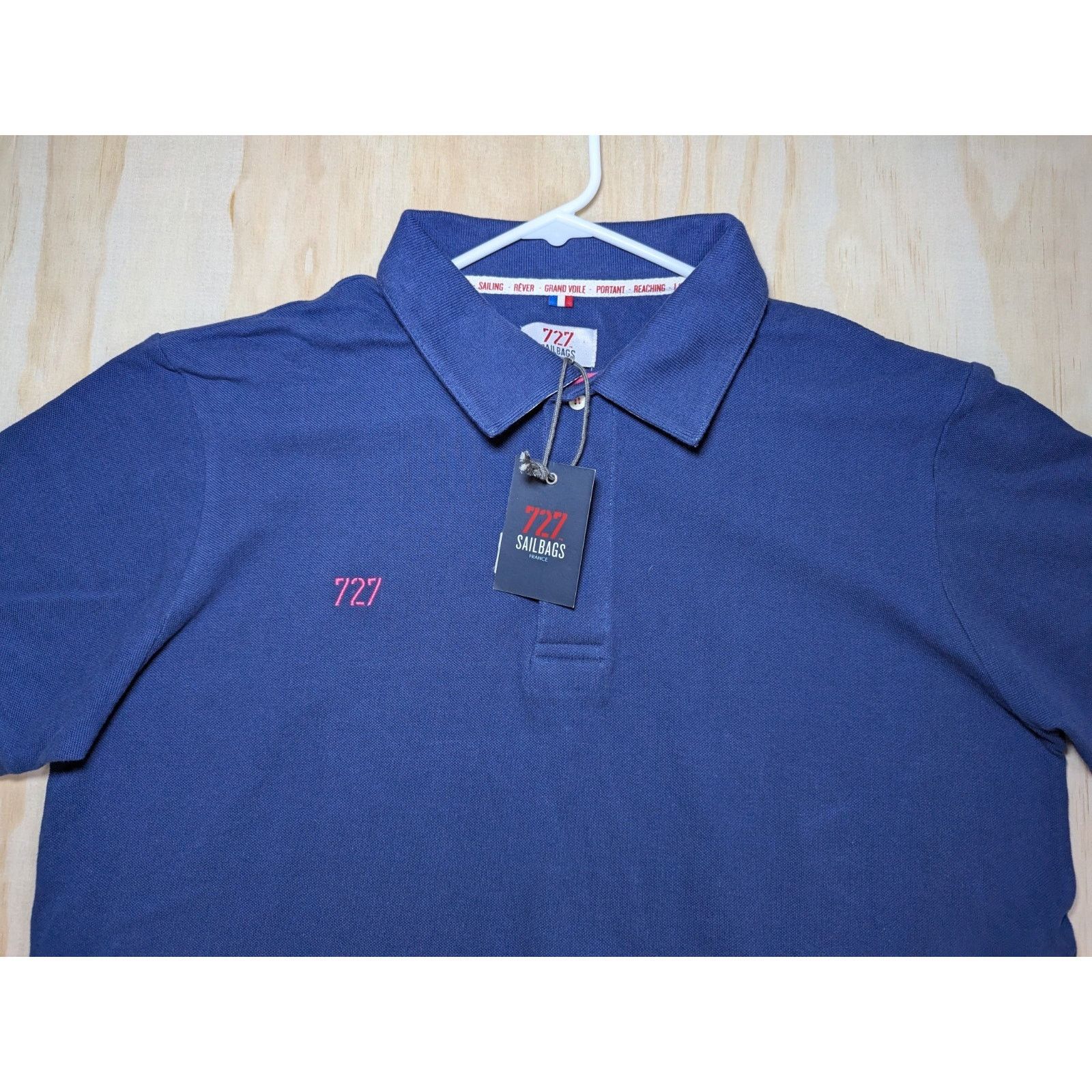 Other 727 Sailbags Men's XXL Polo Shirt Recycled Sailcloth Cotton Size US XXL / EU 58 / 5 - 3 Thumbnail