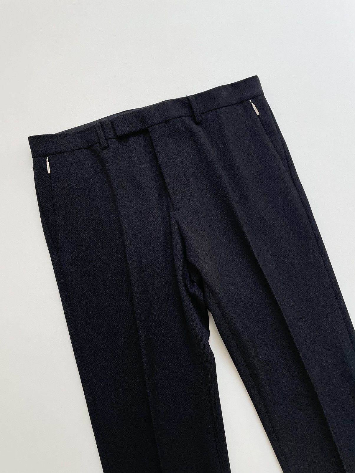 Dior Black Wool Zip Pocket Trousers Size US 34 / EU 50 - 3 Thumbnail