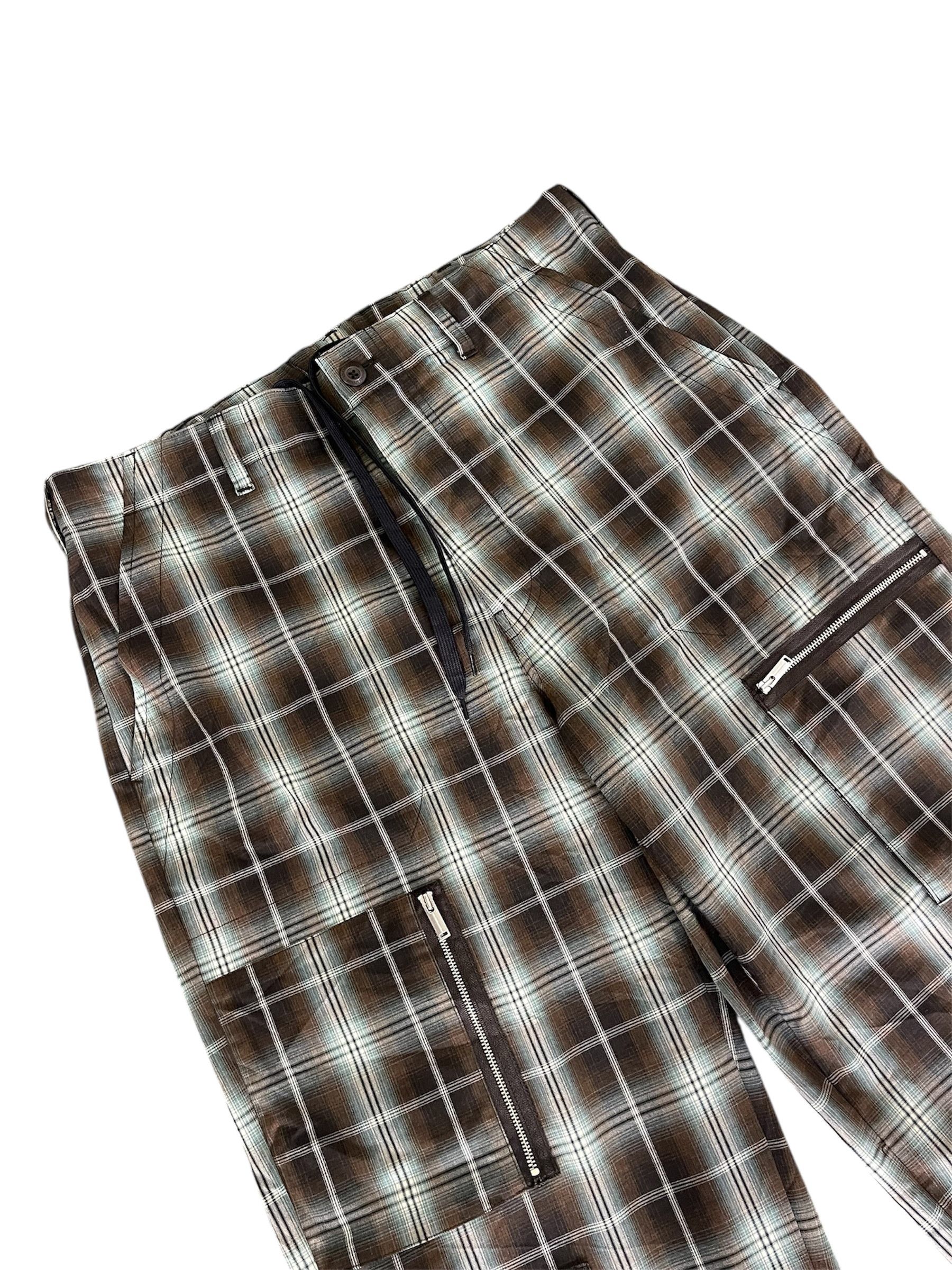 GU × Undercover Gu x undercover Multipocket Zipper Plaid Baggy Pant Size US 35 - 3 Thumbnail