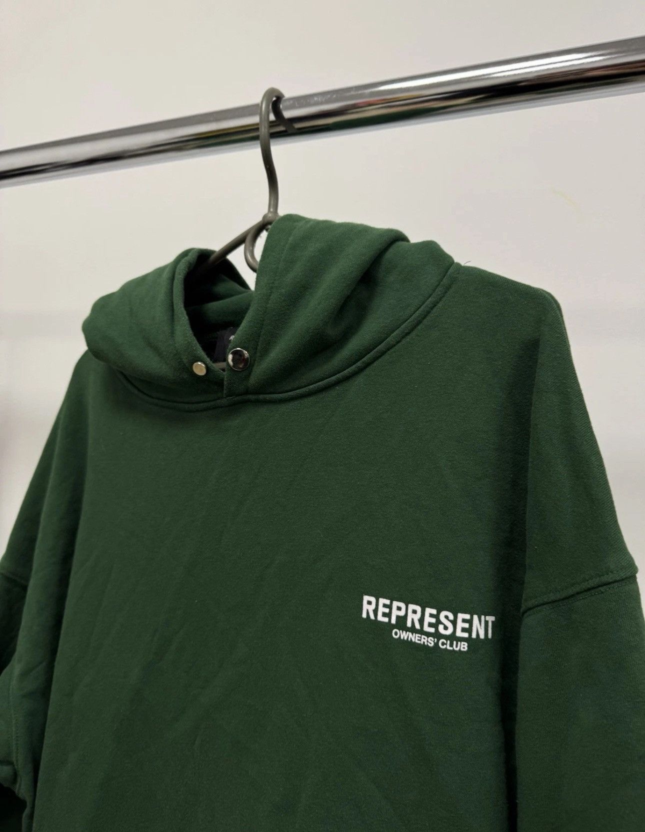 Represent Clo. Represent Owners Club Oversize Hoodie Green Mens M Size Size US M / EU 48-50 / 2 - 3 Thumbnail