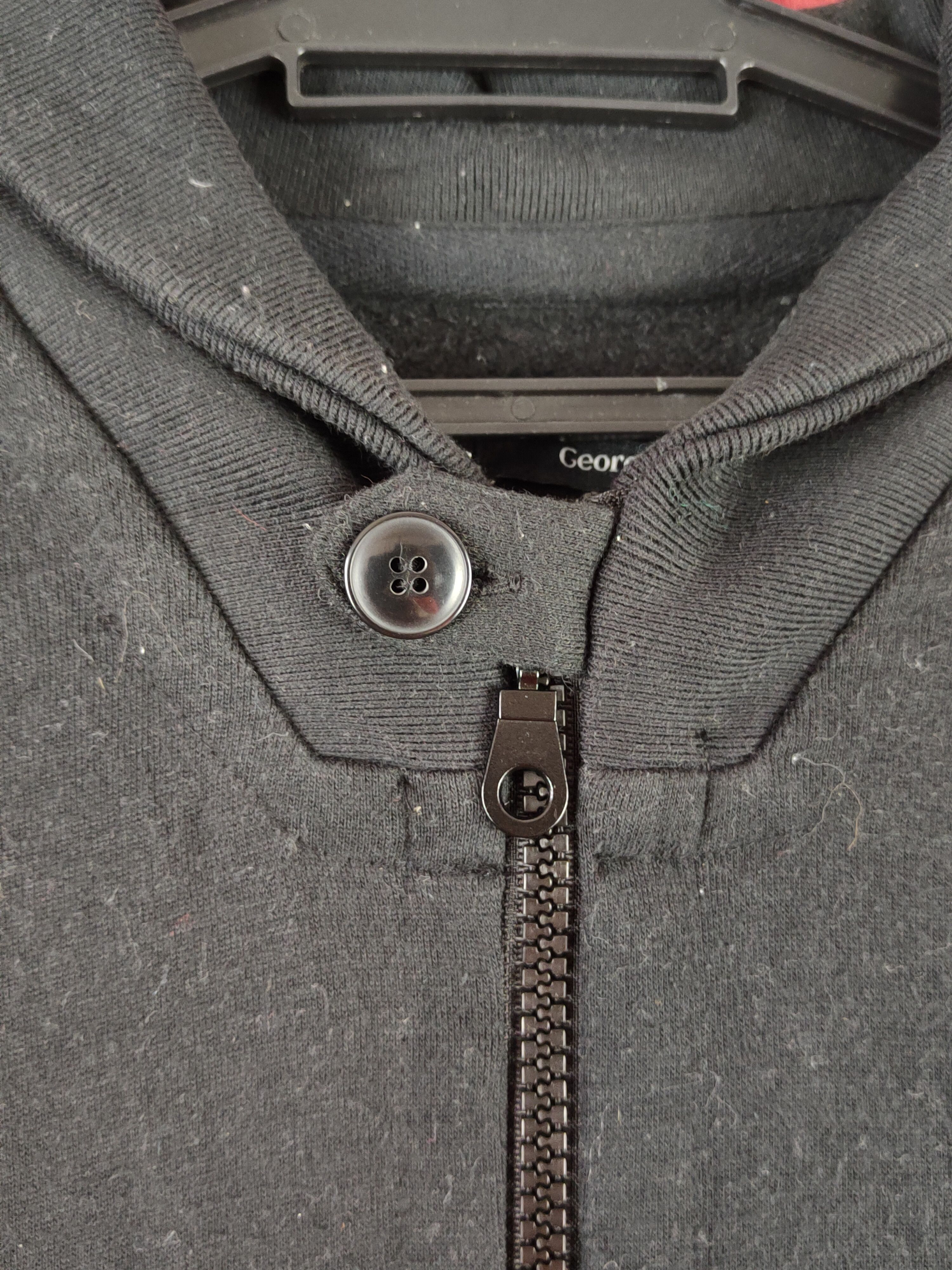George × Japanese Brand × Vintage George Black ripped distressed Sweaters #S2117 Size US L / EU 52-54 / 3 - 4 Thumbnail