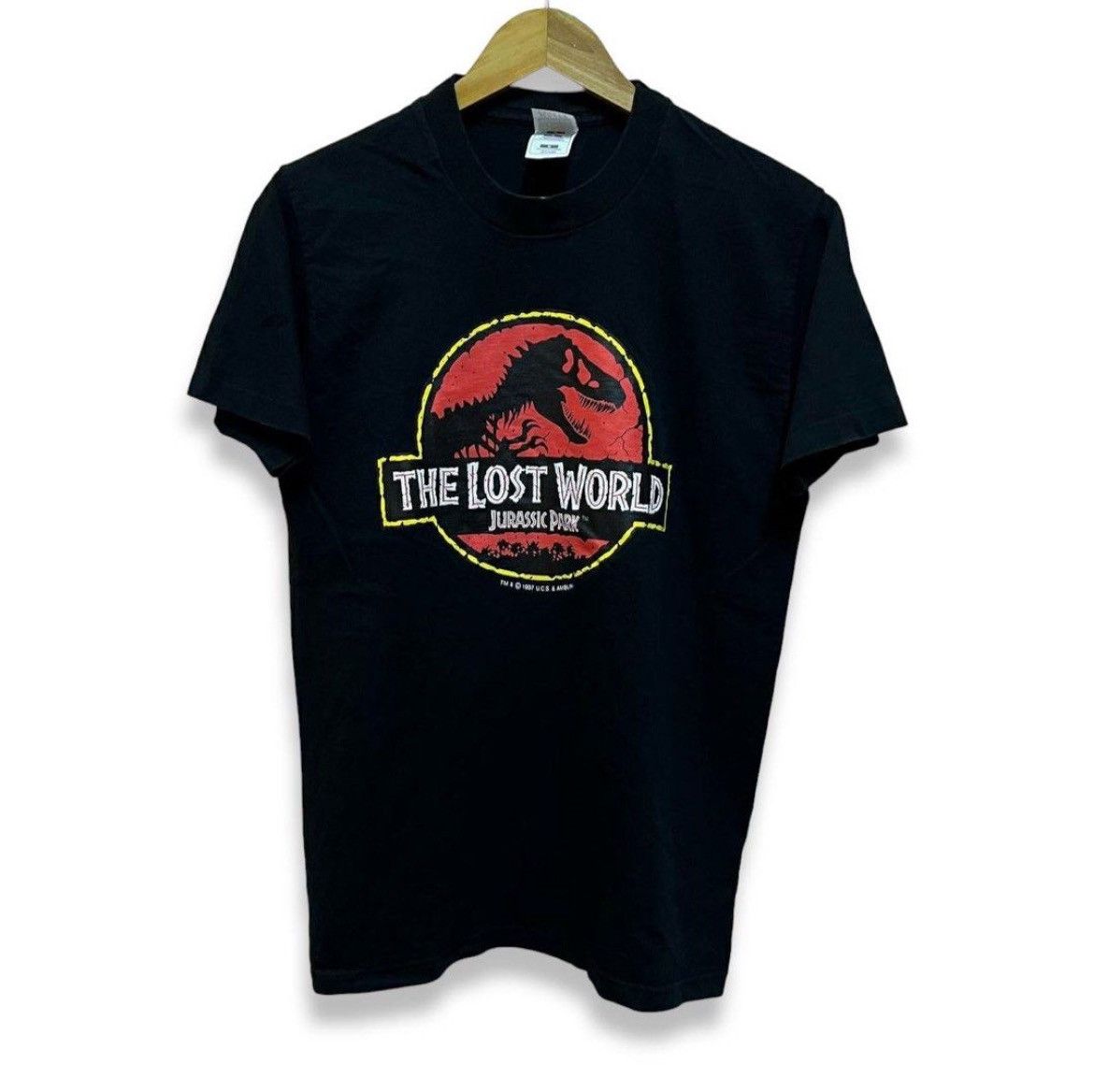 Vintage Vintage 1997 Jurassic Park The Lost World Movie T Shirt Size US M / EU 48-50 / 2 - 1 Thumbnail