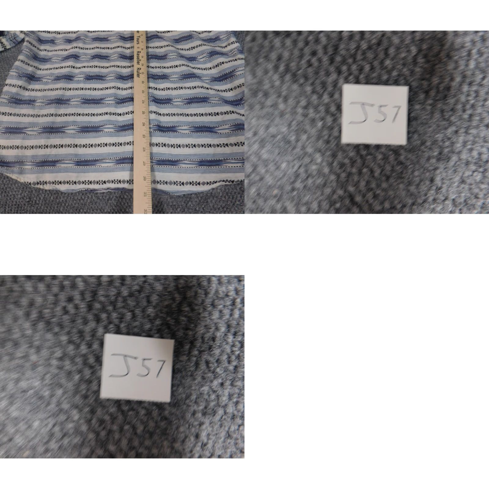 Vintage Decibel Shirt 2XL Blue Regular Button-Up, Long Sleeve, Casual, Classic, Mens Size US XXL / EU 58 / 5 - 9 Thumbnail