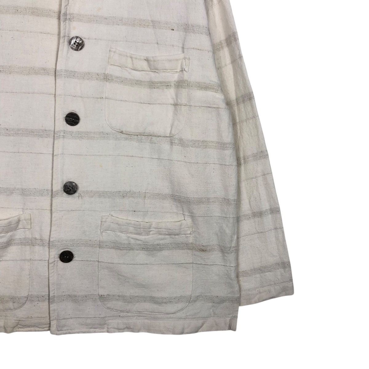 45rpm 📌Vintage Chore Jacket Button Striped Design Milagosta India Size US M / EU 48-50 / 2 - 6 Thumbnail