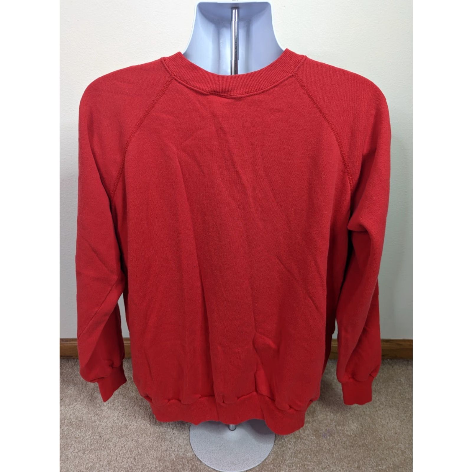 Vintage VINTAGE Raglan Holiday Sweatshirt Ugly Christmas Tree Adult 2XL USA 80s Christmas Tree Sweatshirt Mens Womens Pullover Red Holiday 80s USA Raglan Size US XXL / EU 58 / 5 - 3 Thumbnail