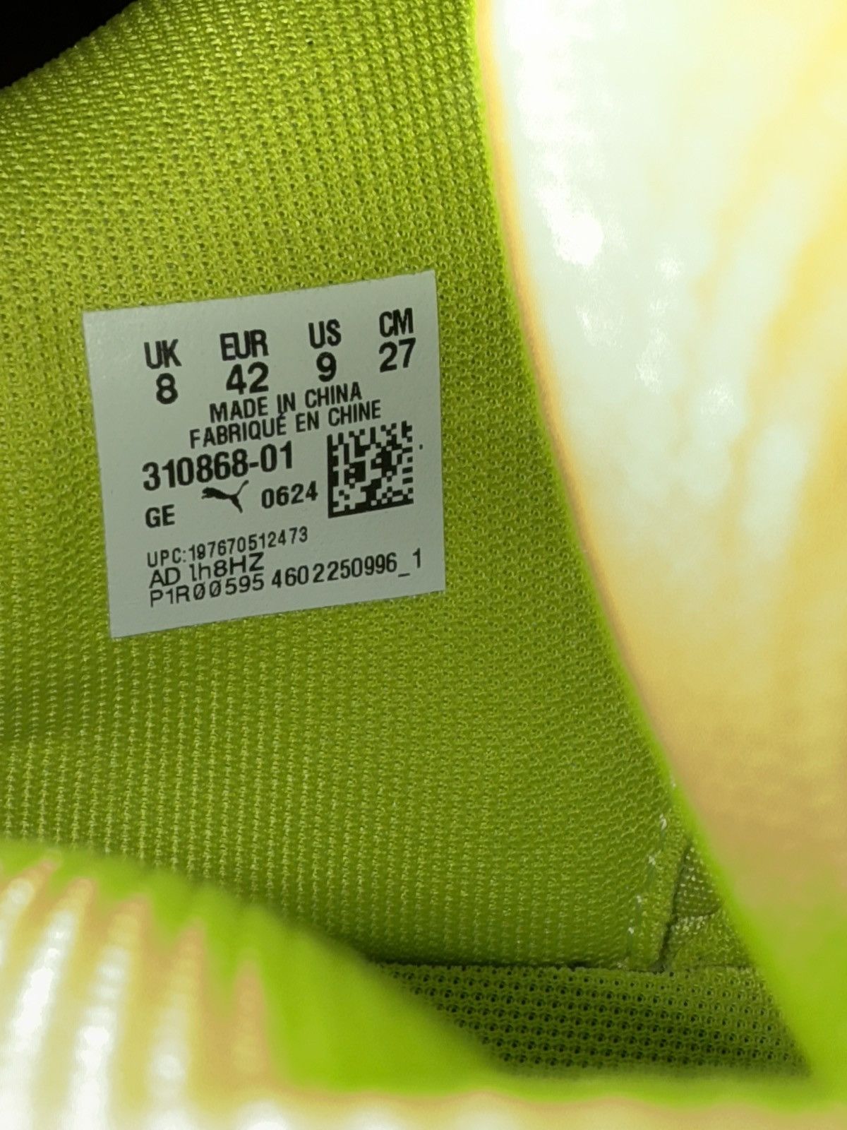 Puma PUMA Lamelo Ball LaFrance Assist Mens 9Green Lime Smash Size US 9 / EU 42 - 18 Thumbnail