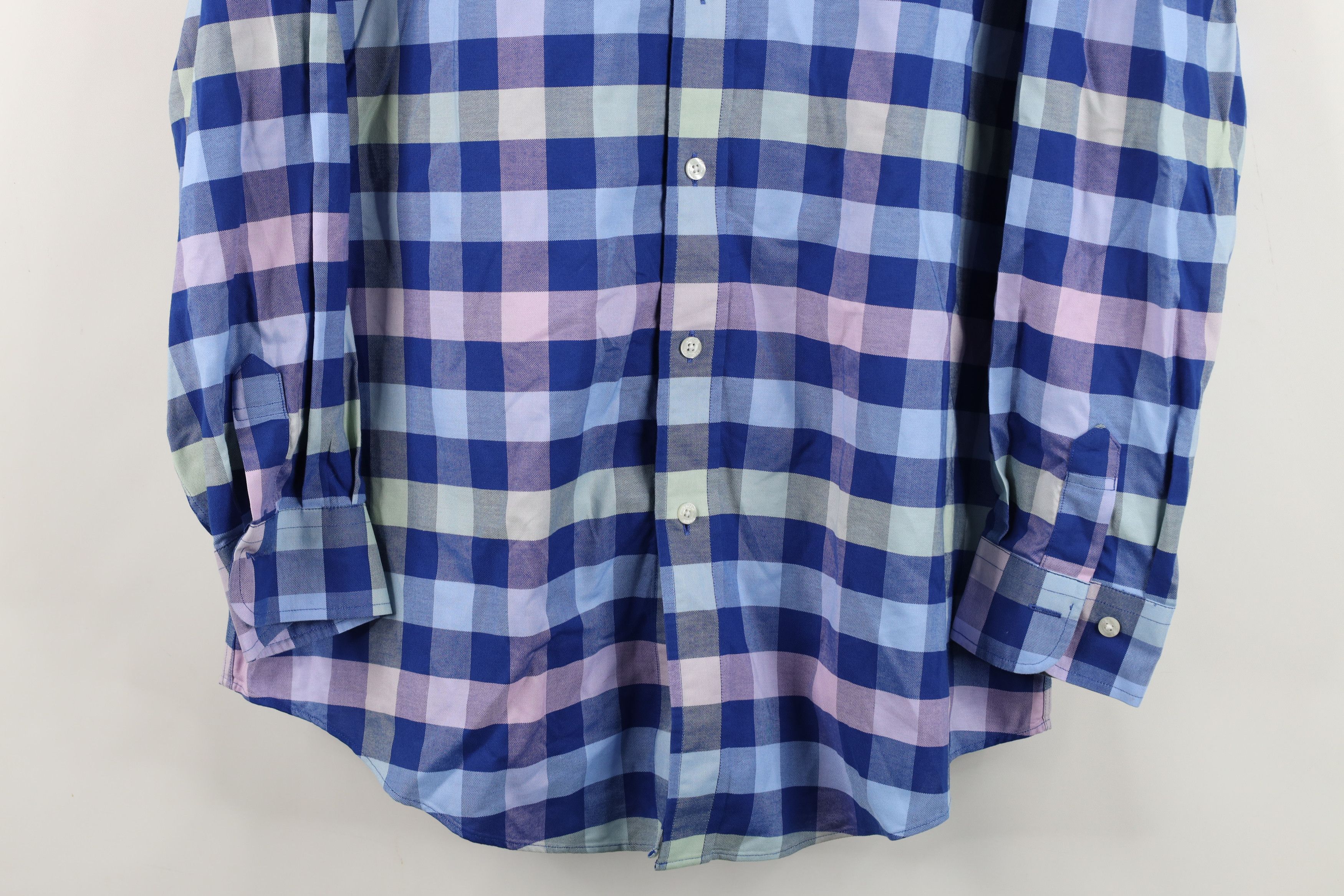 Brooks Brothers Vintage Brooks Brothers Cotton Button Down Shirt Plaid Size US L / EU 52-54 / 3 - 3 Thumbnail