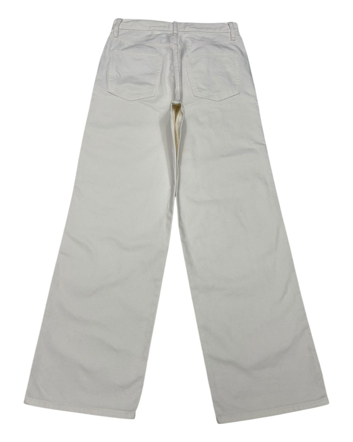 Helmut Lang × Uniqlo 🔥UNIQLO WHITE BAGGY JEANS LOOSE FIT INSPIRED HELMUT LANG Size US 28 / EU 44 - 2 Thumbnail