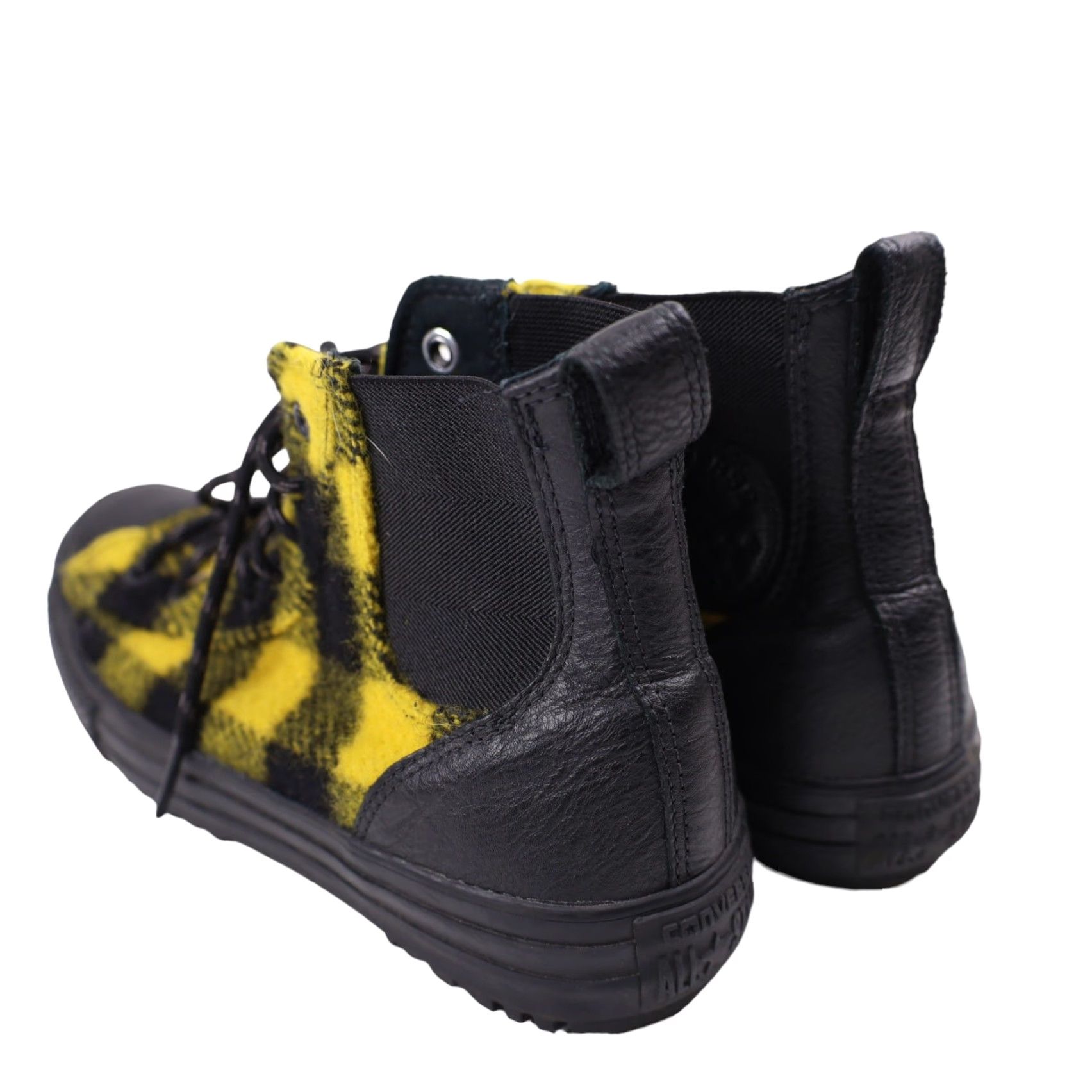 Converse VINTAGE Converse x Woolrich Womens 9 Wool High Top Sneakers Yellow Sneaker Womens 9 Yellow 90s? Size M / US 6-8 / IT 42-44 - 5 Thumbnail