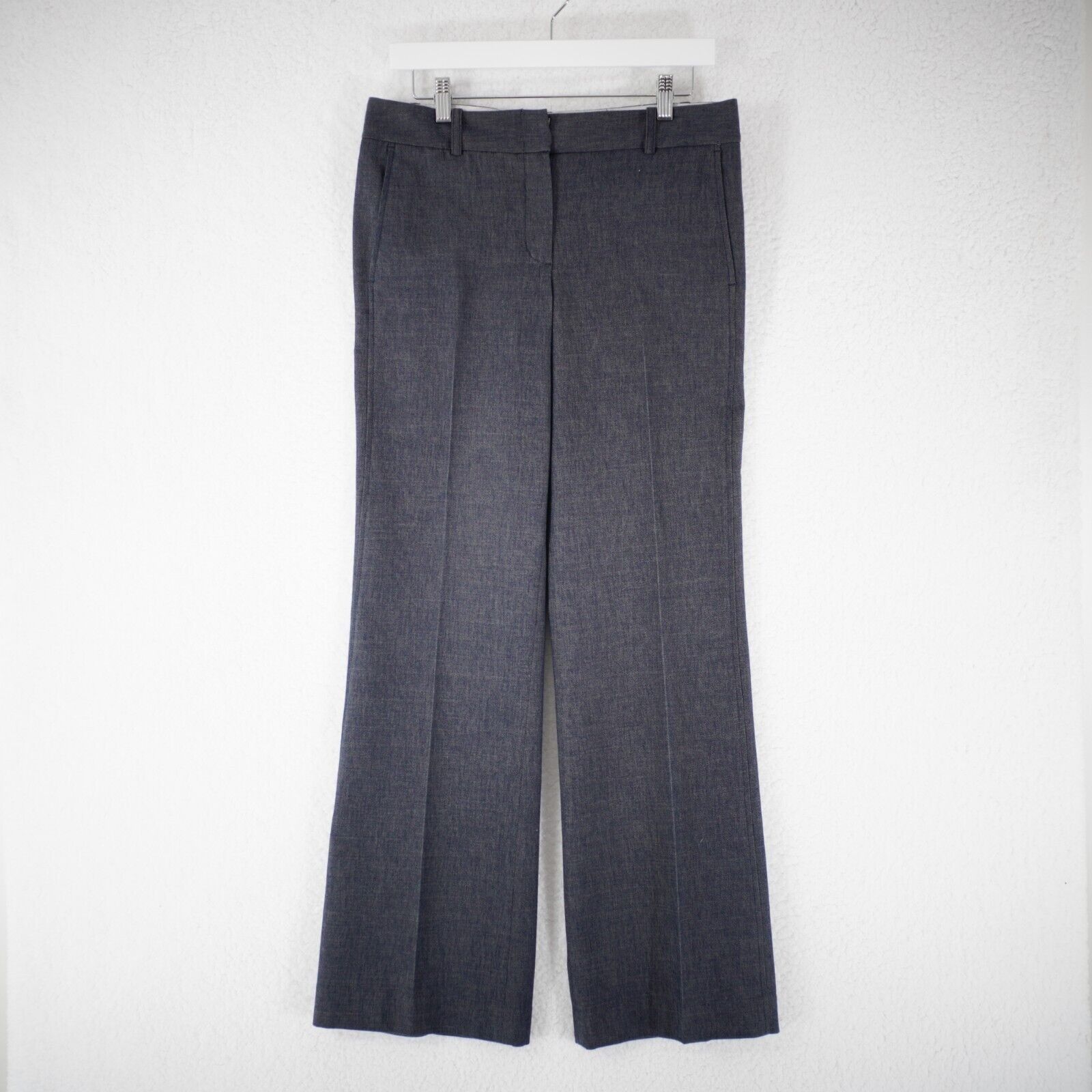Bcbgmaxazria BCBGMaxazria Size 8 Gray Twill Cotton Polyester Virgin Wool Size 30" / US 8 / IT 44 - 1 Thumbnail