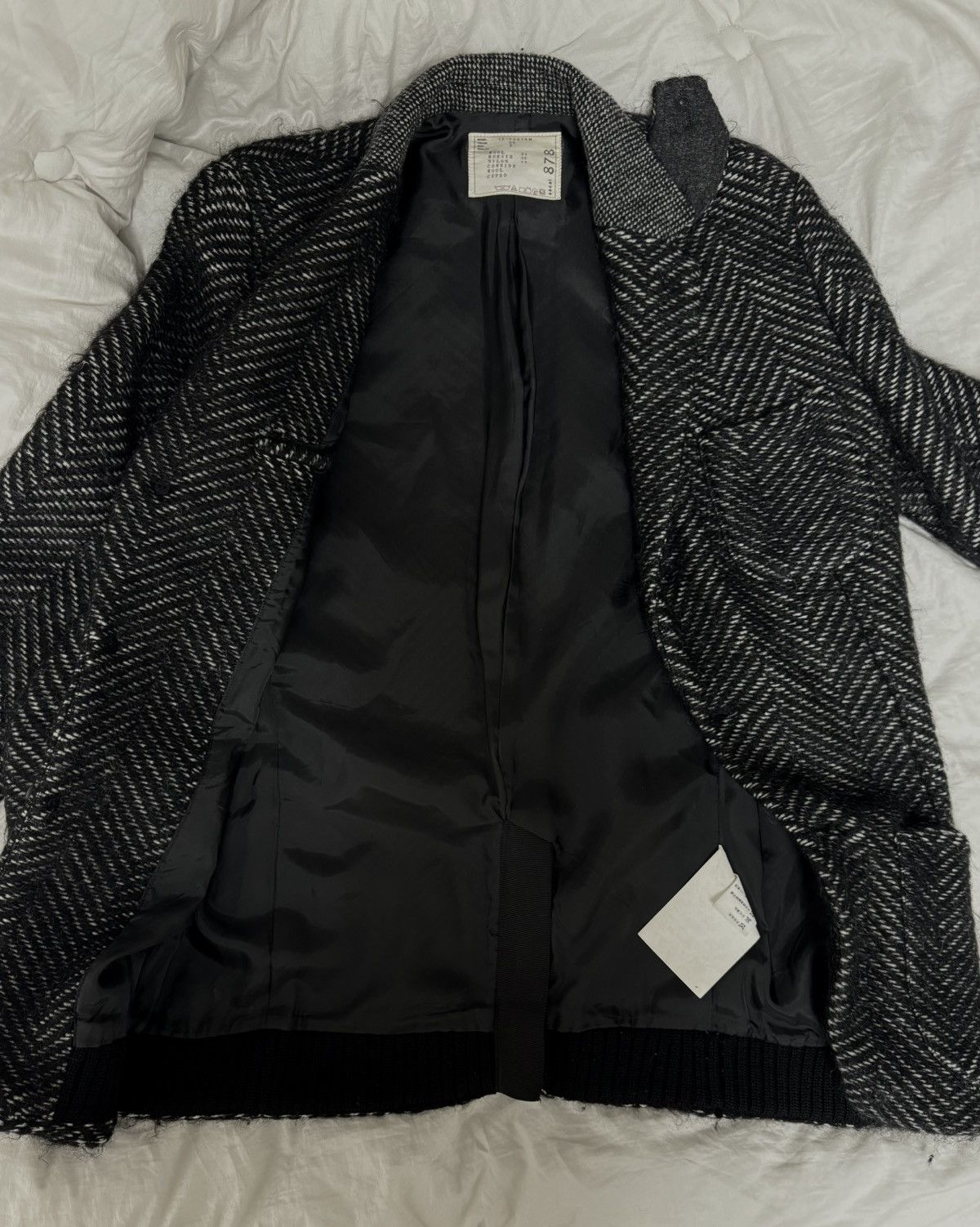 Sacai Sacai mohair blazer jacket Size L / US 10 / IT 46 - 13 Thumbnail