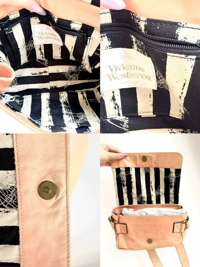 Vivienne Westwood Vivienne Westwood size os Brown Saturn leather crossbody mo Size ONE SIZE - 8 Thumbnail