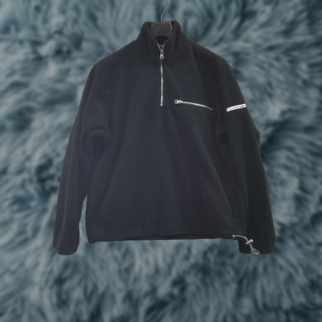 Izod IZOD PerformX Ratio Sweater Jacket 1/4 Zip Pullover Fleece Black Size Medium Size US M / EU 48-50 / 2 - 1 Thumbnail
