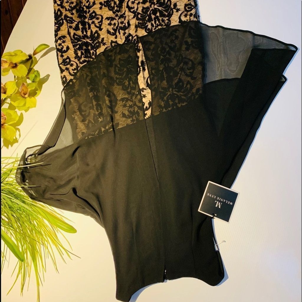 Other Aidan Mattox BN beige & black size 8 Size M / US 6-8 / IT 42-44 - 5 Thumbnail