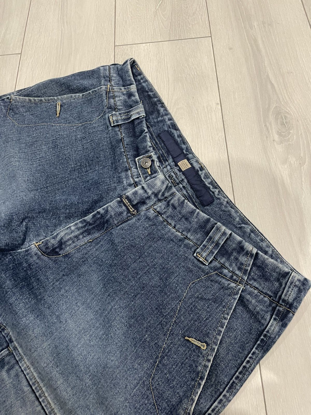 CLOSED × Marithe + Francois Girbaud 90s CARGO DENIM PANTS Y2K Marithe Francois Girbaud Jeans OLD Size US 40 / EU 56 - 3 Thumbnail