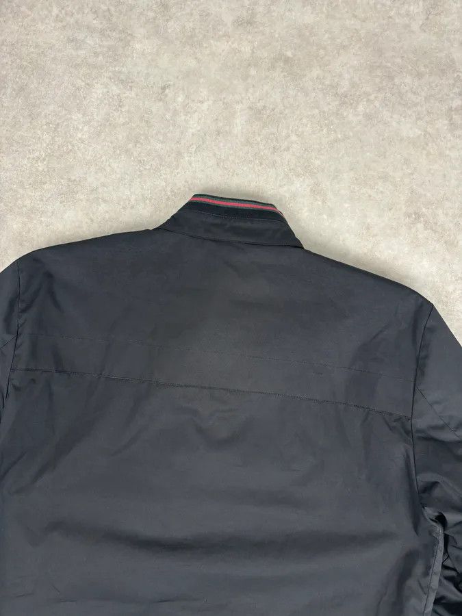 Gucci AW2012 Gucci Black Nylon Floral Lined Bomber Jacket Size US L / EU 52-54 / 3 - 6 Thumbnail
