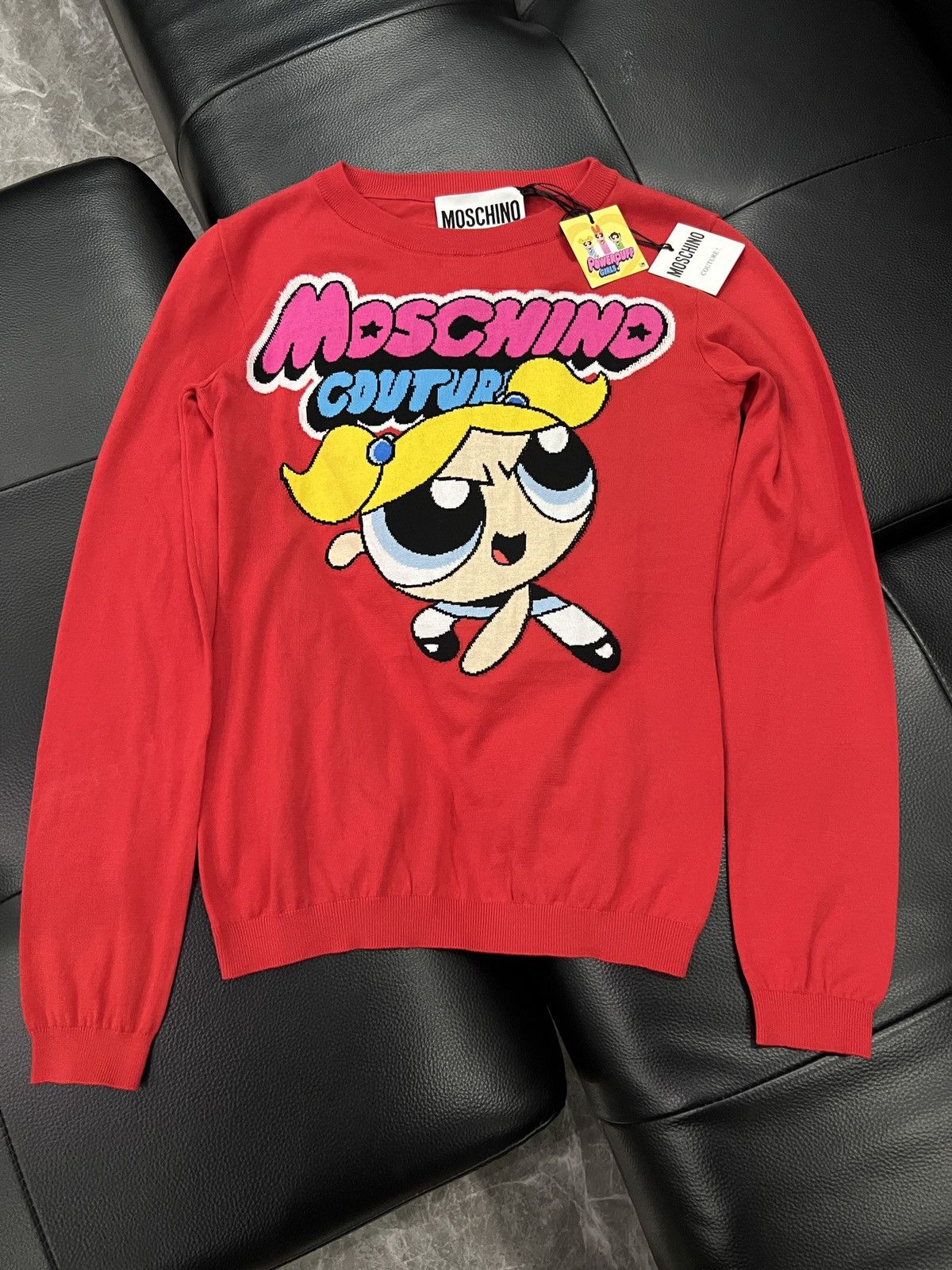 Moschino Moschino × The Powerpuff Girls Knit Sweater Size XS / US 0-2 / IT 36-38 - 1 Thumbnail