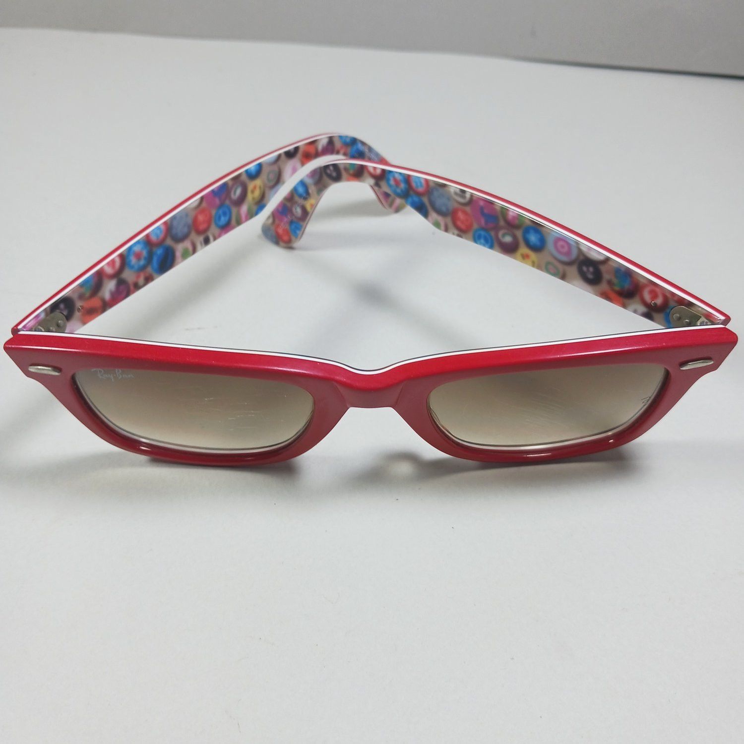 Luxottica RayBan Ray Ban RB2140 Red Wayfarer Special Series 4 Sunglasses Grailed