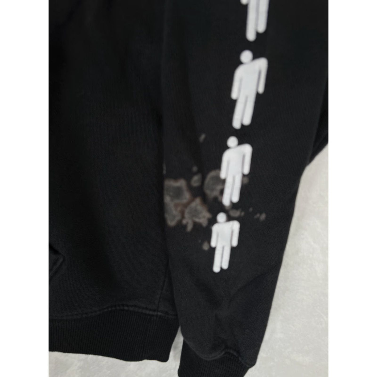 Vintage Billie Eilish Hoodie Mens Small Black Blohsh Logo Graphic Pullover Size US S / EU 44-46 / 1 - 4 Thumbnail