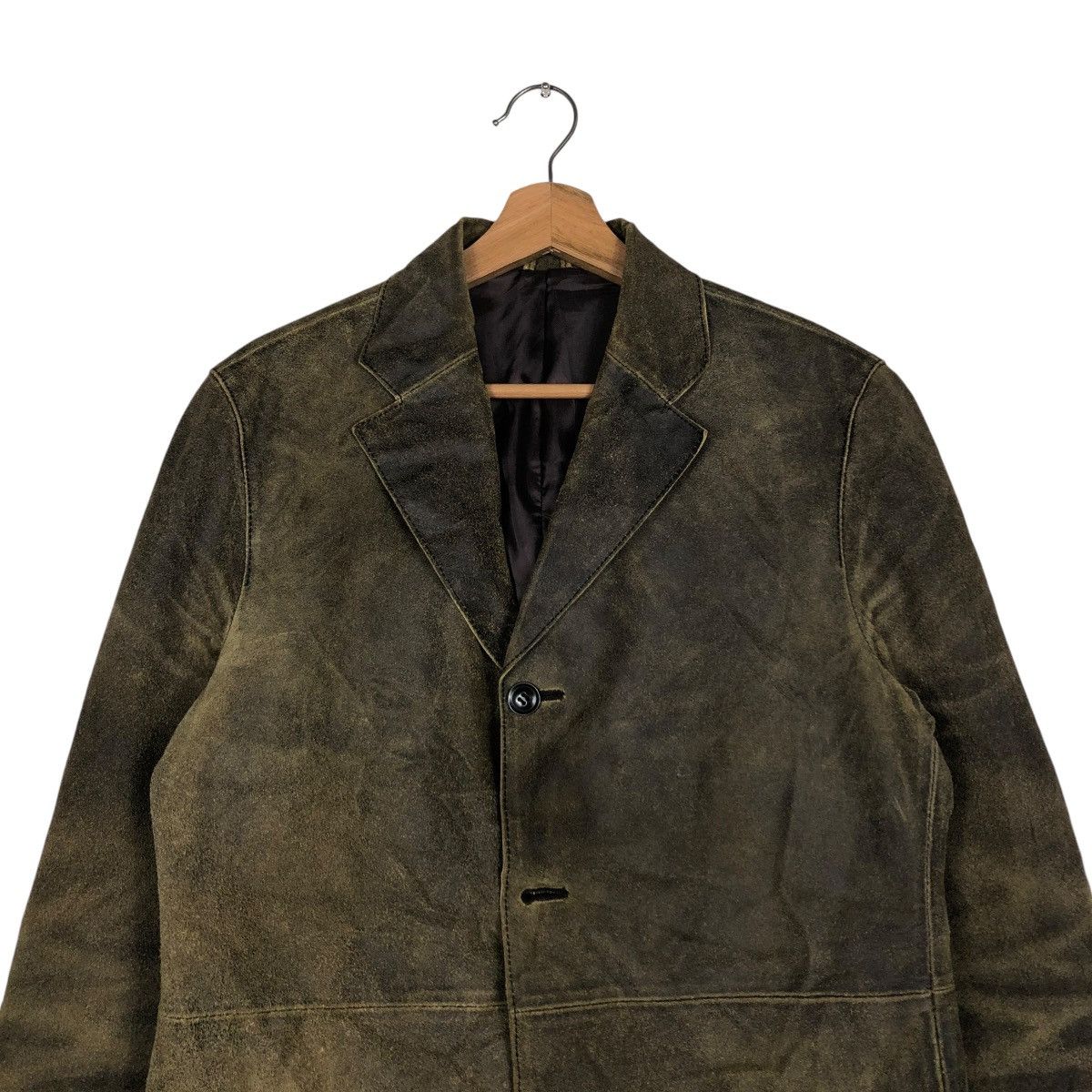 Japanese Brand 🔥VINTAGE BIKER LEATHER JACKET CHORE TORNADO MART Size US M / EU 48-50 / 2 - 5 Thumbnail