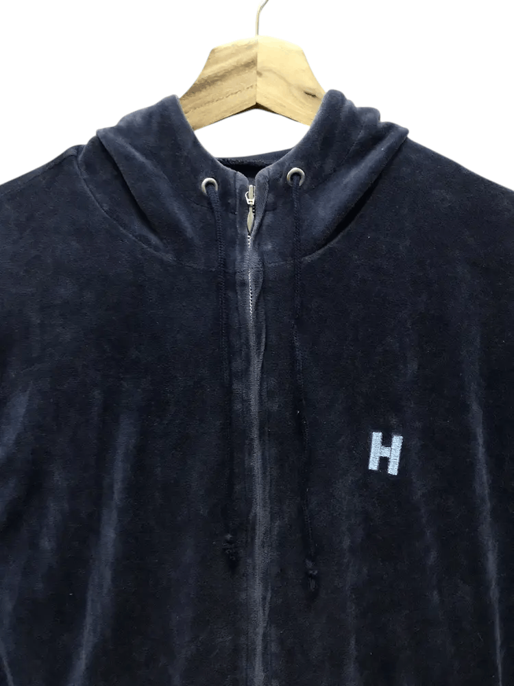 Katharine Hamnett London Katharine Hamnett London Velvet Hoodies Size L / US 10 / IT 46 - 4 Thumbnail
