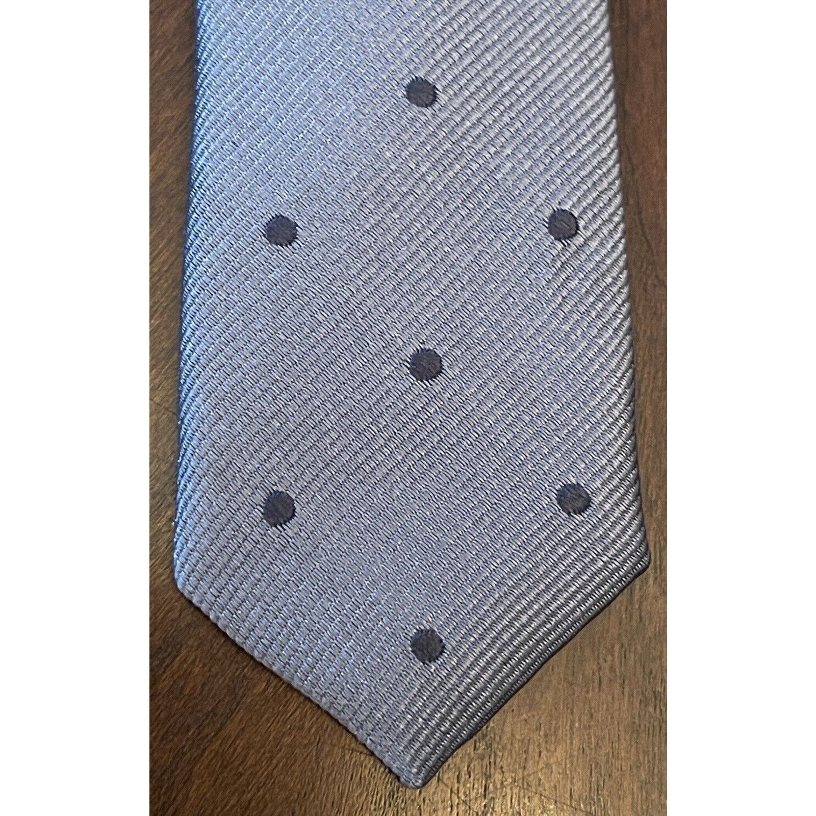 Covington Covington Gray Black Repp 100% Silk Made In China Size ONE SIZE - 6 Thumbnail