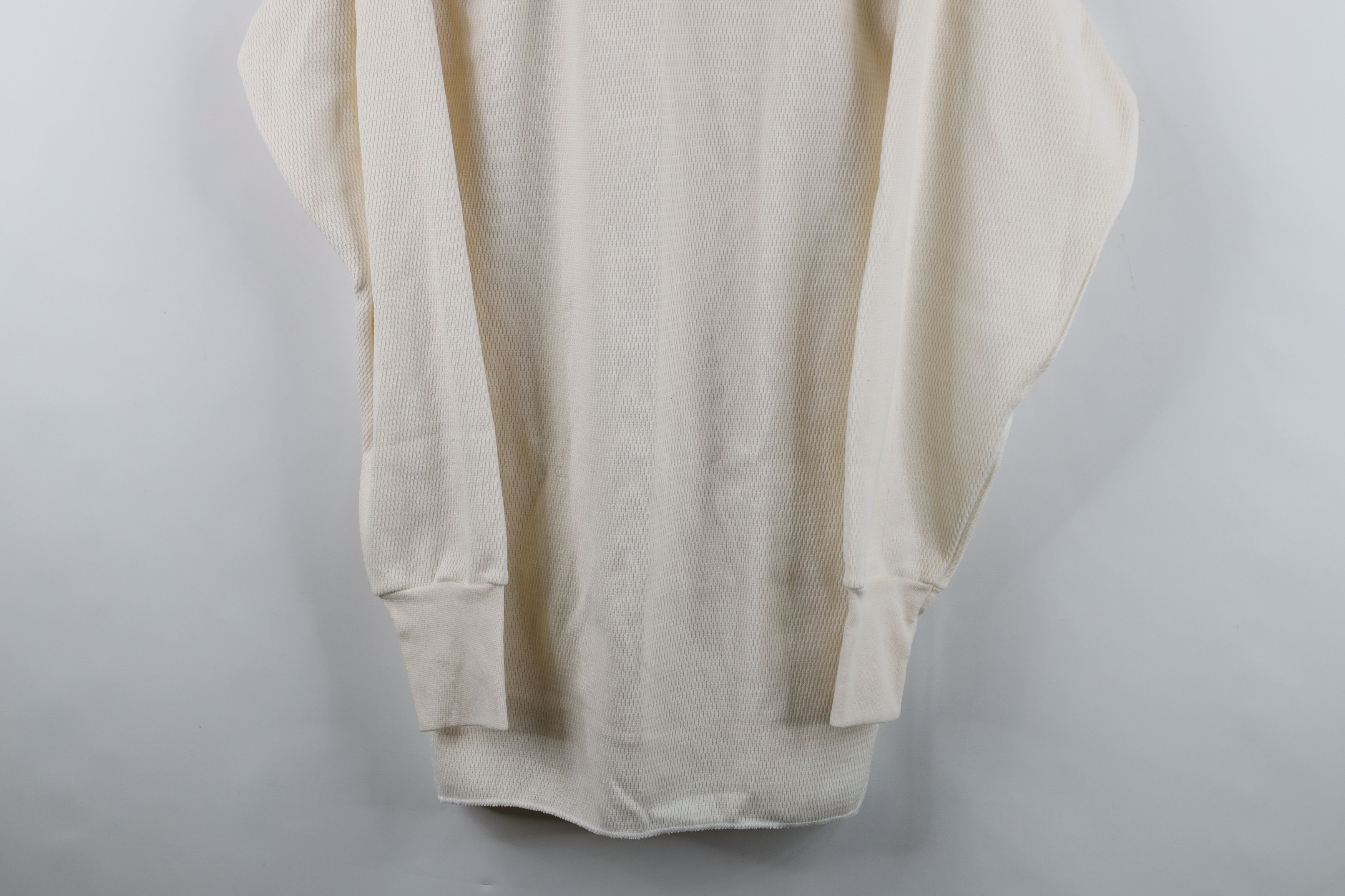 Vintage Vintage 90s Streetwear Waffle Knit Long Sleeve T-Shirt Size US XL / EU 56 / 4 - 3 Thumbnail