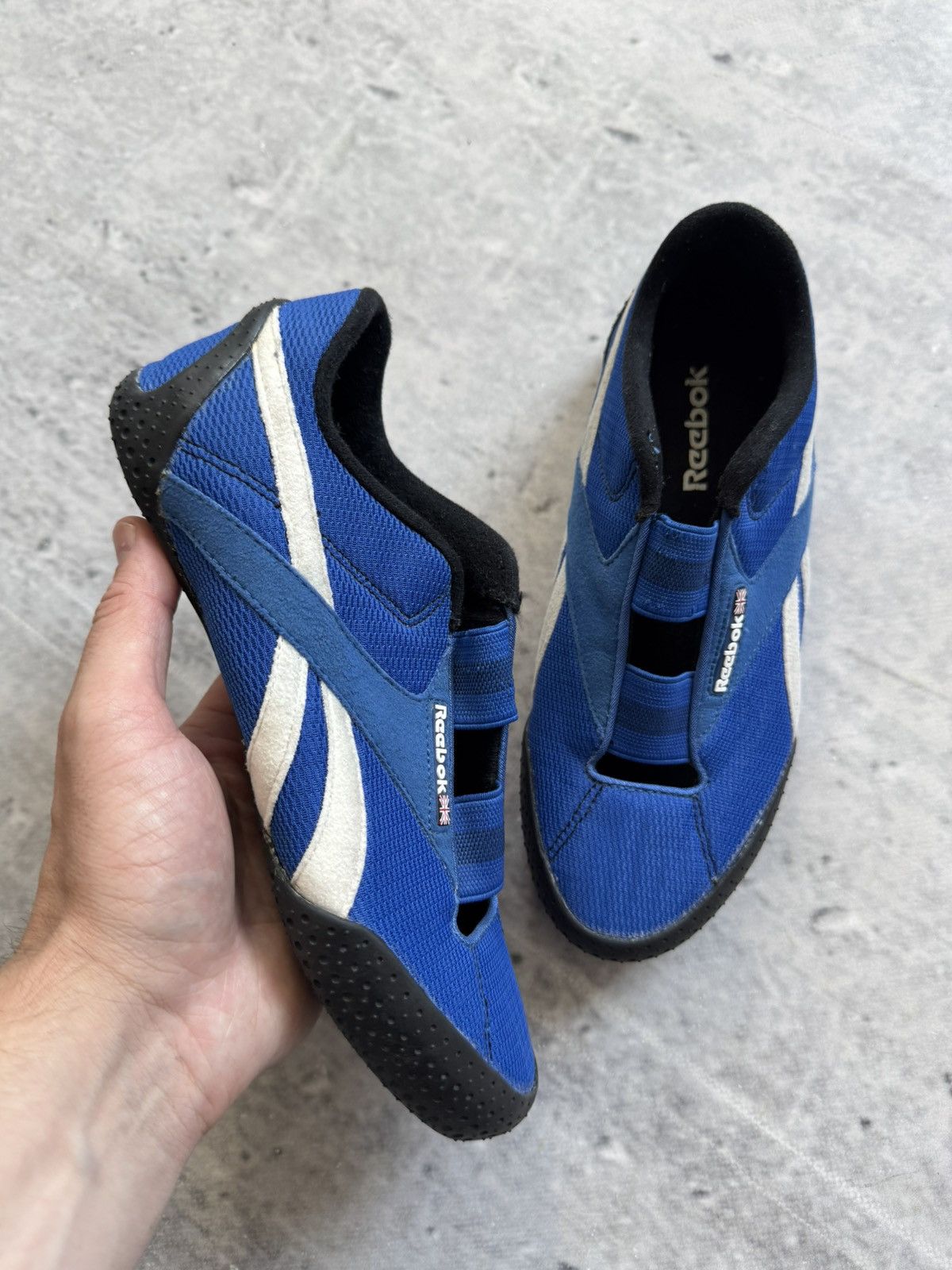 Reebok Reebok vintage blue sneakers Speedcat style Size US 6 / EU 39 - 1 Thumbnail