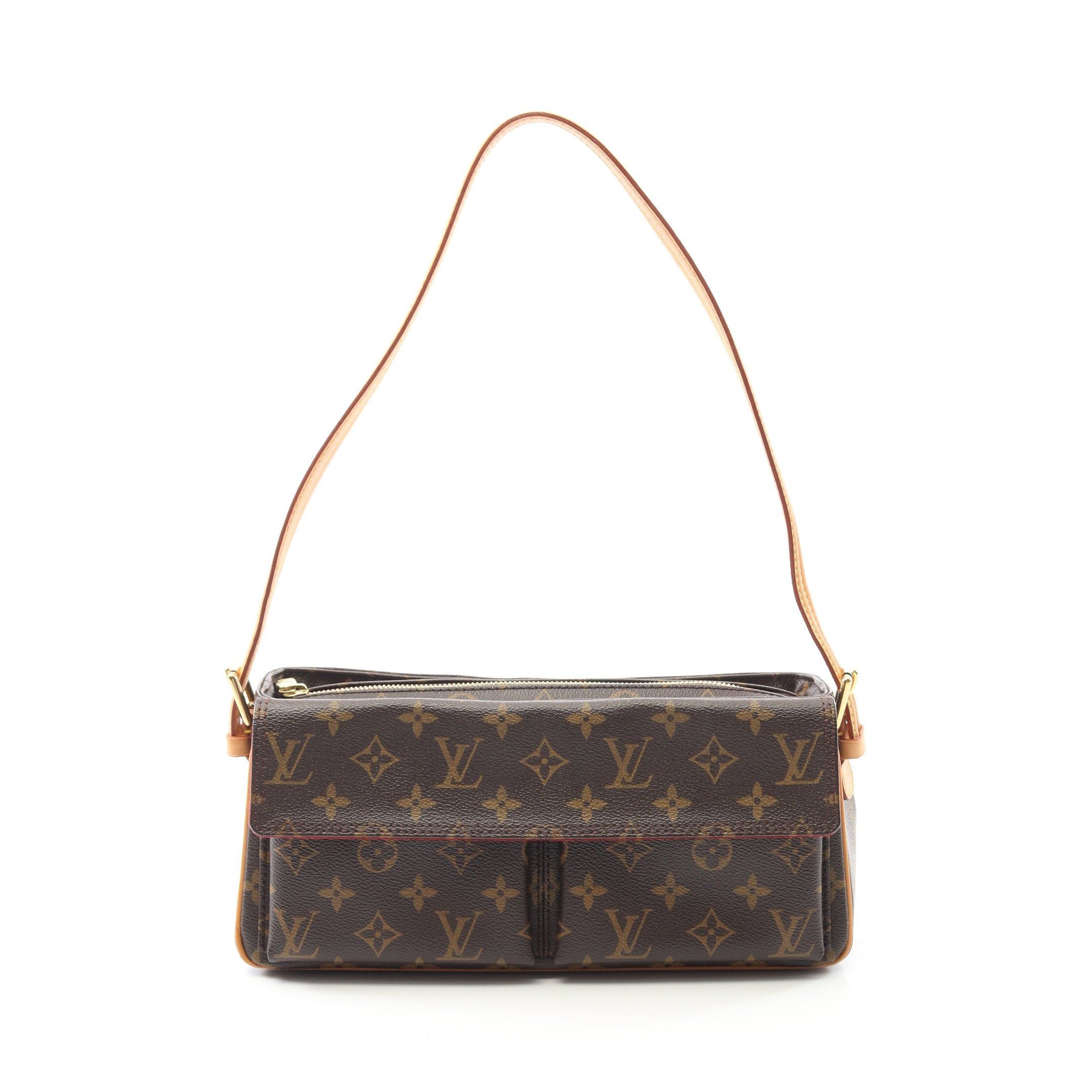 Louis Vuitton Louis Vuitton Vivacite Mm Monogram Shoulder Bag Leather Brown Size ONE SIZE - 1 Thumbnail
