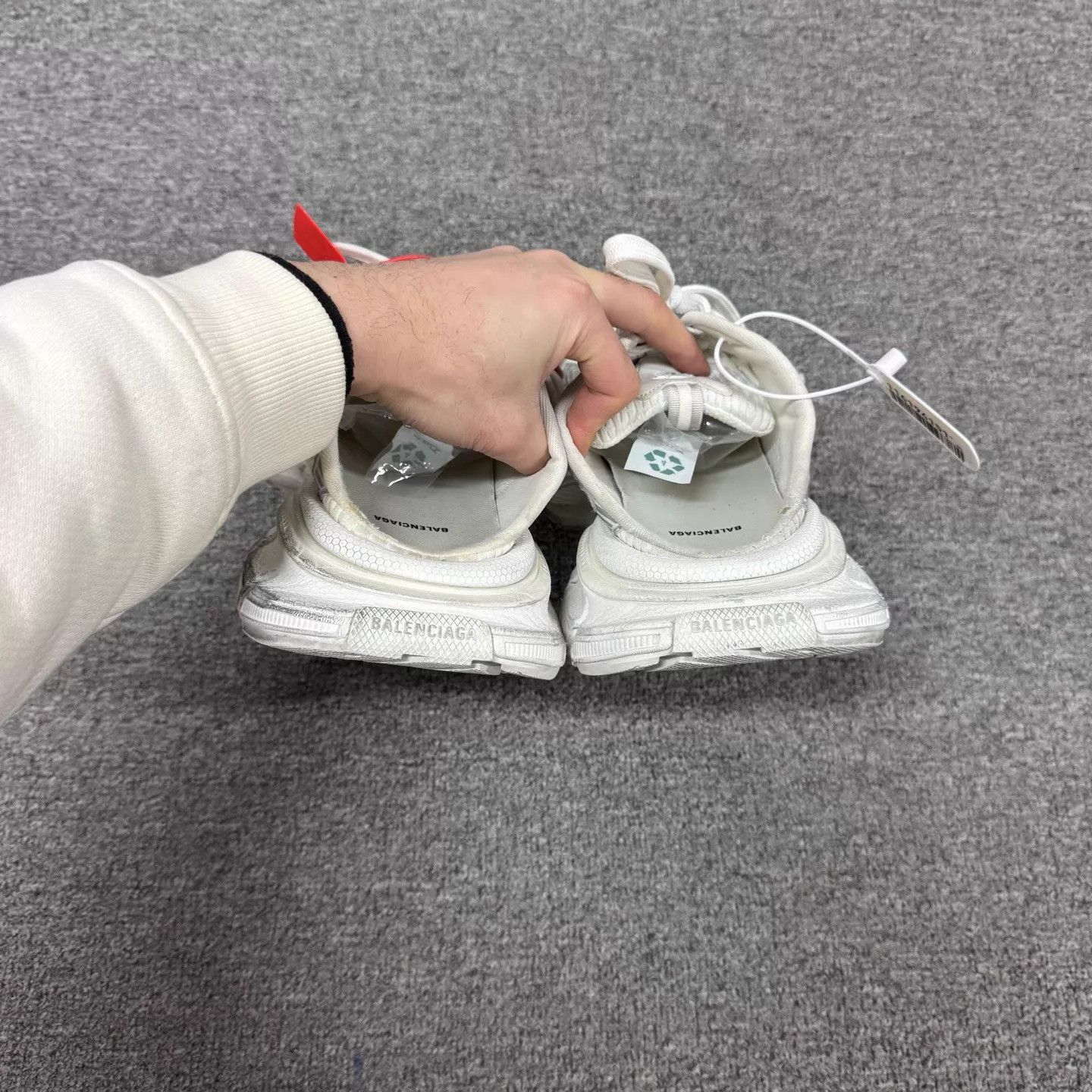 Balenciaga Balenciaga 3XL Mule White Mesh 40 98 New Size US 10 / IT 40 - 5 Thumbnail
