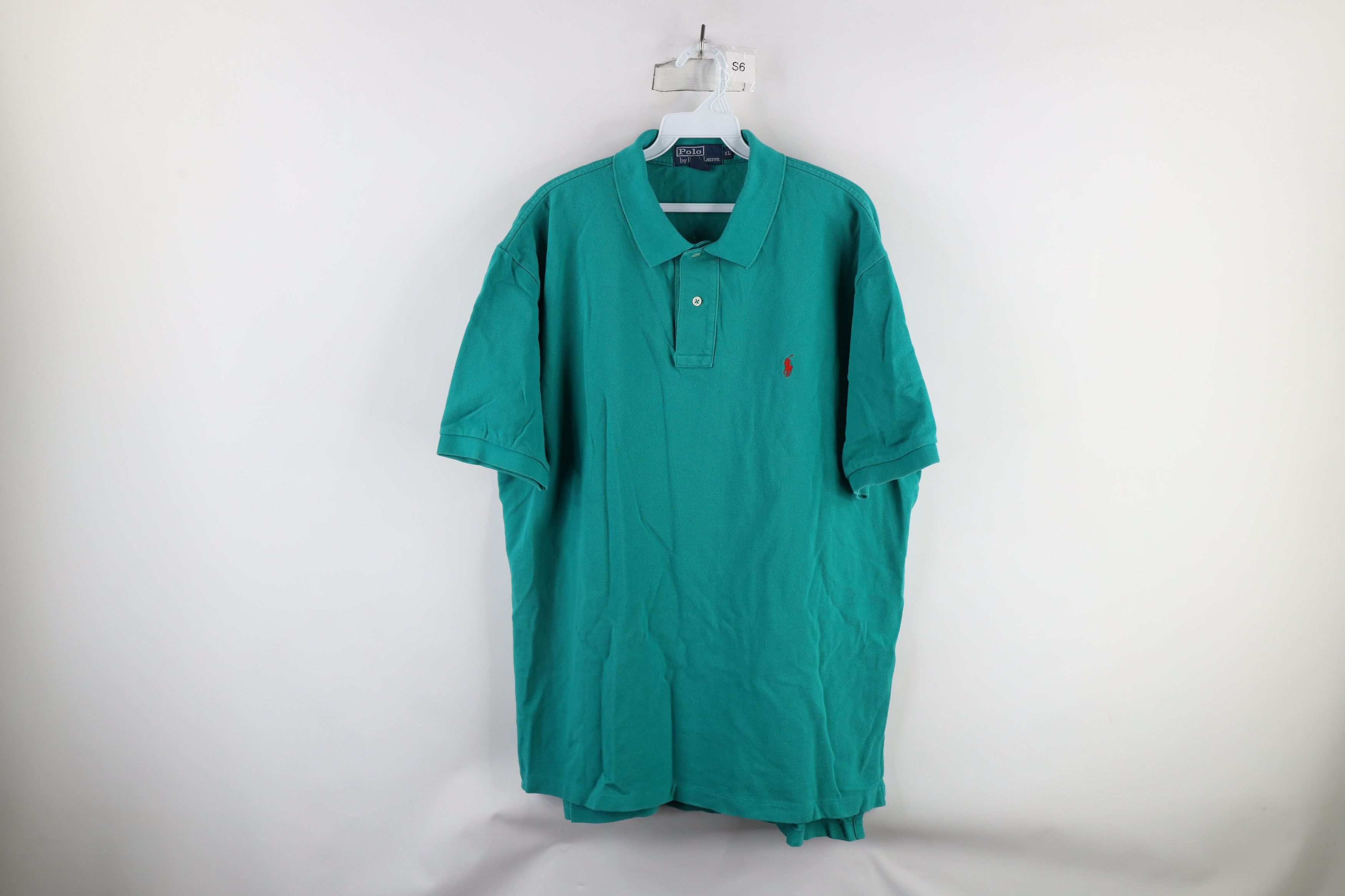 Ralph Lauren Vintage 90s Ralph Lauren Short Sleeve Collared Polo Shirt Size US XL / EU 56 / 4 - 1 Thumbnail