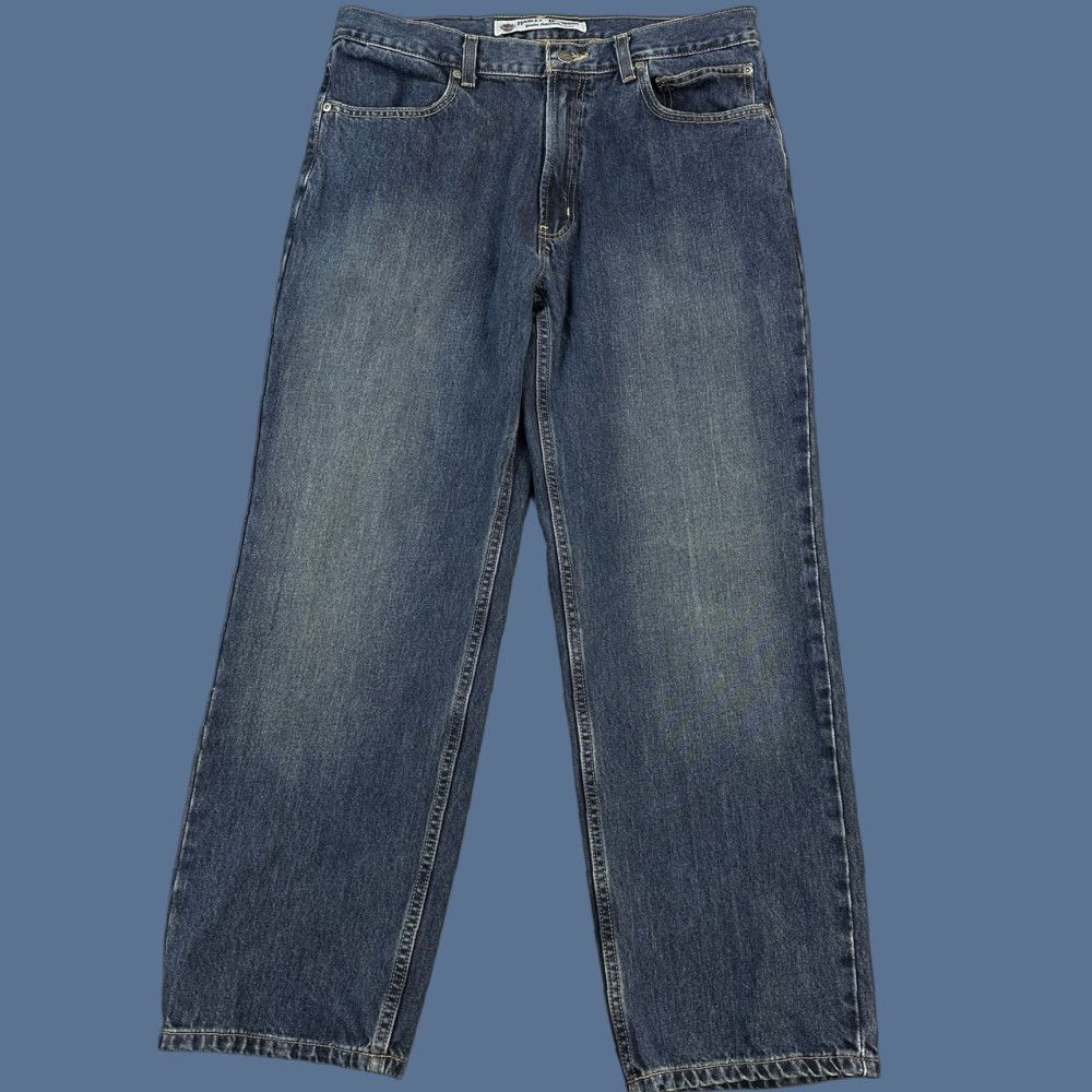 Harley Davidson Vintage Harley-Davidson Jeans Mens 34x30 Blue Dark Wash Denim Straight Biker Size US 34 / EU 50 - 1 Thumbnail