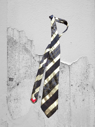 Valentino VALENTINO Homme Striped 100% Silk Men's Tie Size ONE SIZE - 1 Thumbnail