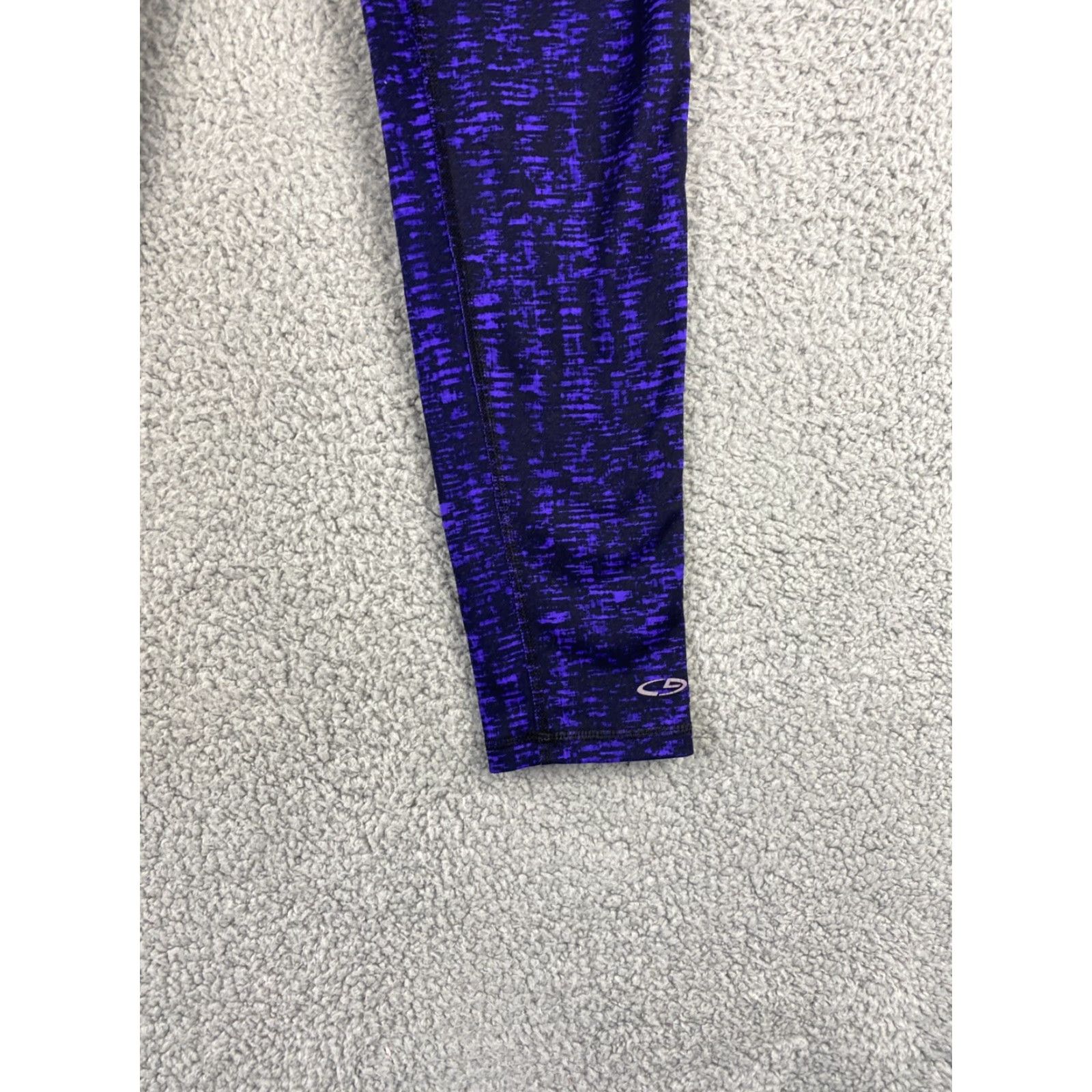 Champion Champion Leggings Women M Multicolor Black Purple Athletic Jogger Activewear Womens Size 32" / US 10 / IT 46 - 3 Thumbnail