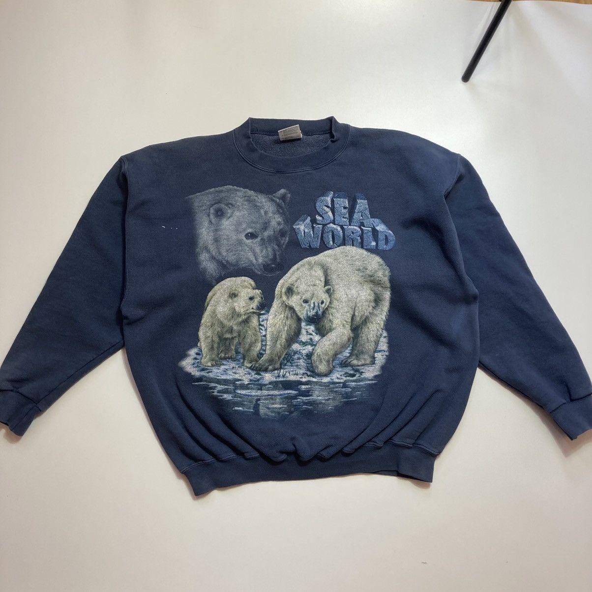 Arts & Science vintage sea world polar bears boxy tultex sweatshirt Size US L / EU 52-54 / 3 - 2 Thumbnail