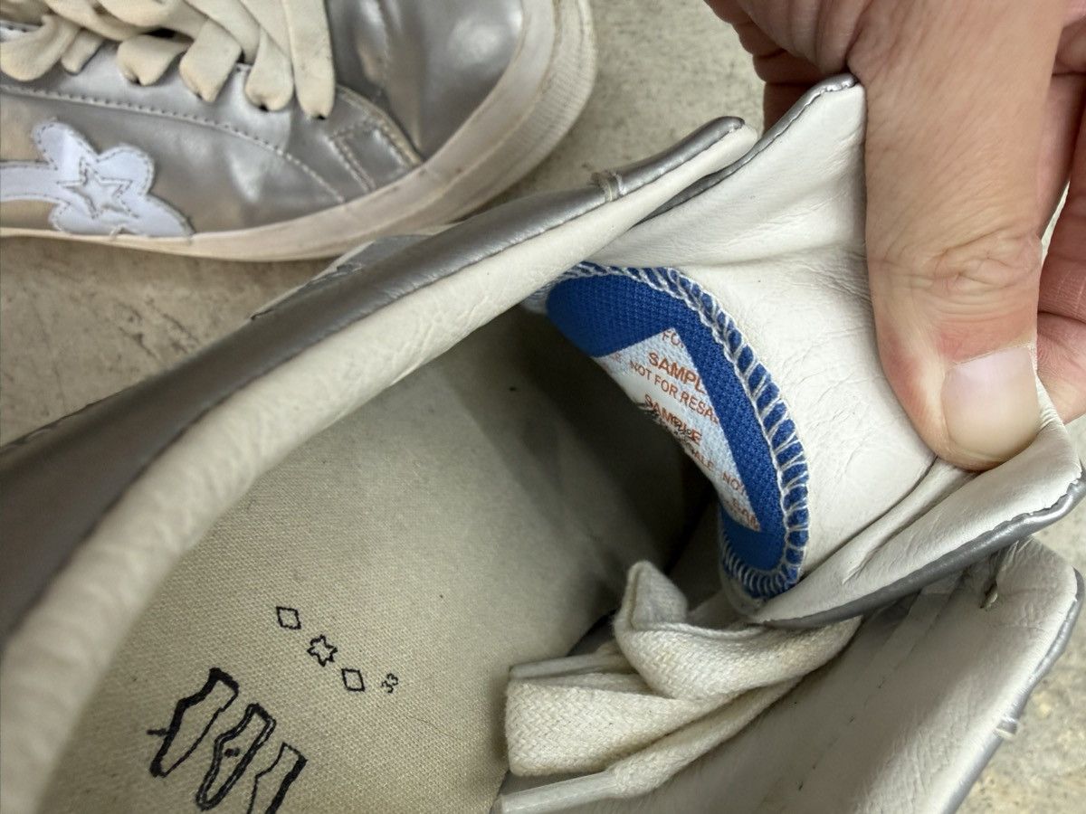 Converse × Golf le Fleur SAMPLE RARE Converse Golf le Fleur OX Metallic Silver Size US 11 / EU 44 - 5 Thumbnail