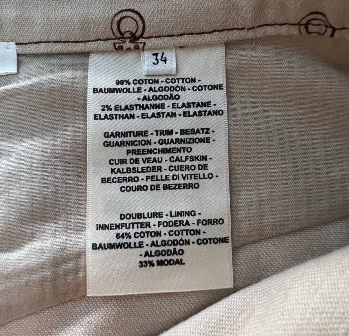 Hermes Hermès Saddle Stud Full-print Mini Skirt J41 Size XXS / US 00 / IT 34 - 4 Thumbnail